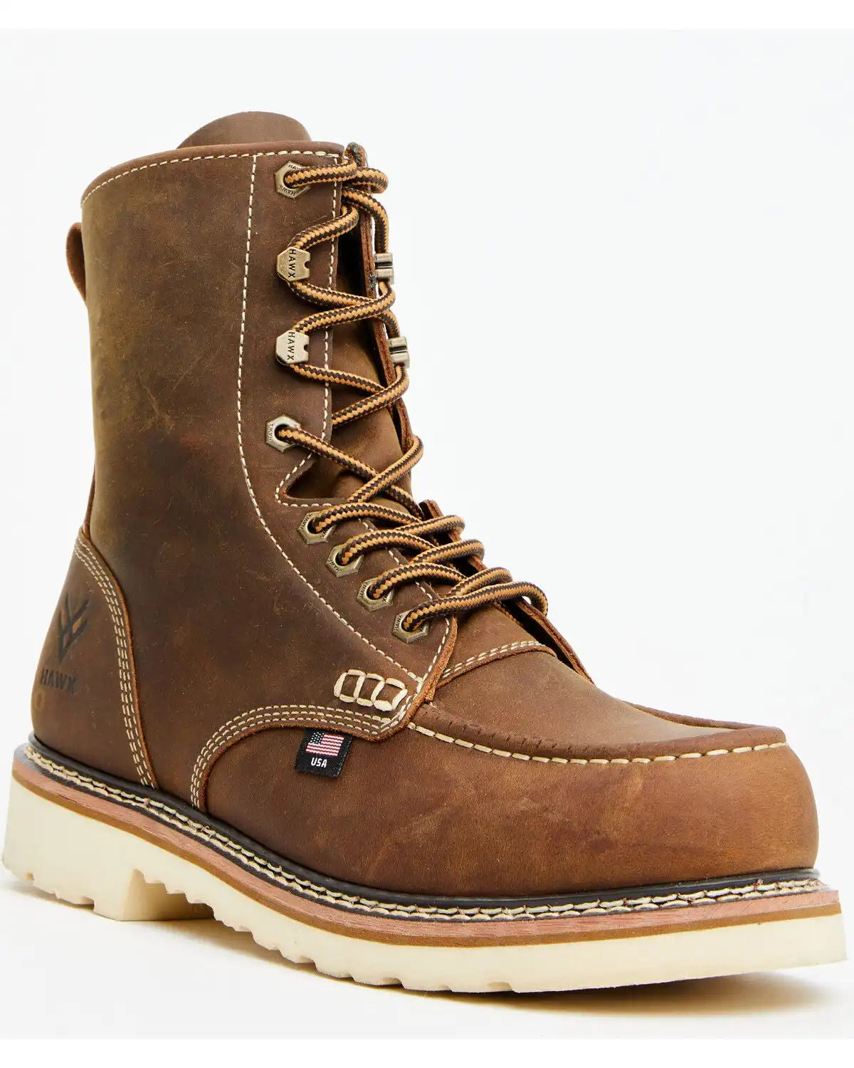 Hawx Men's 8" USA Redesigned Work Boots - Composite Toe
