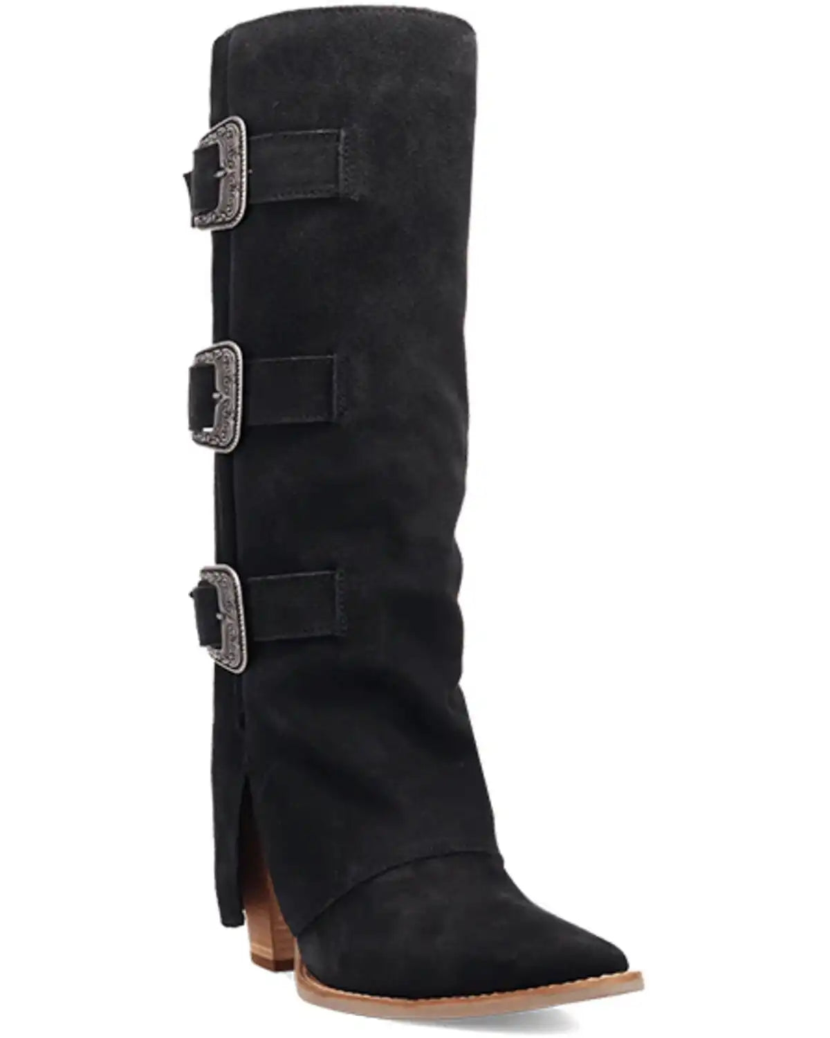 Dingo Women's Buckle Bunny Tall Western Boots - Round Toe
