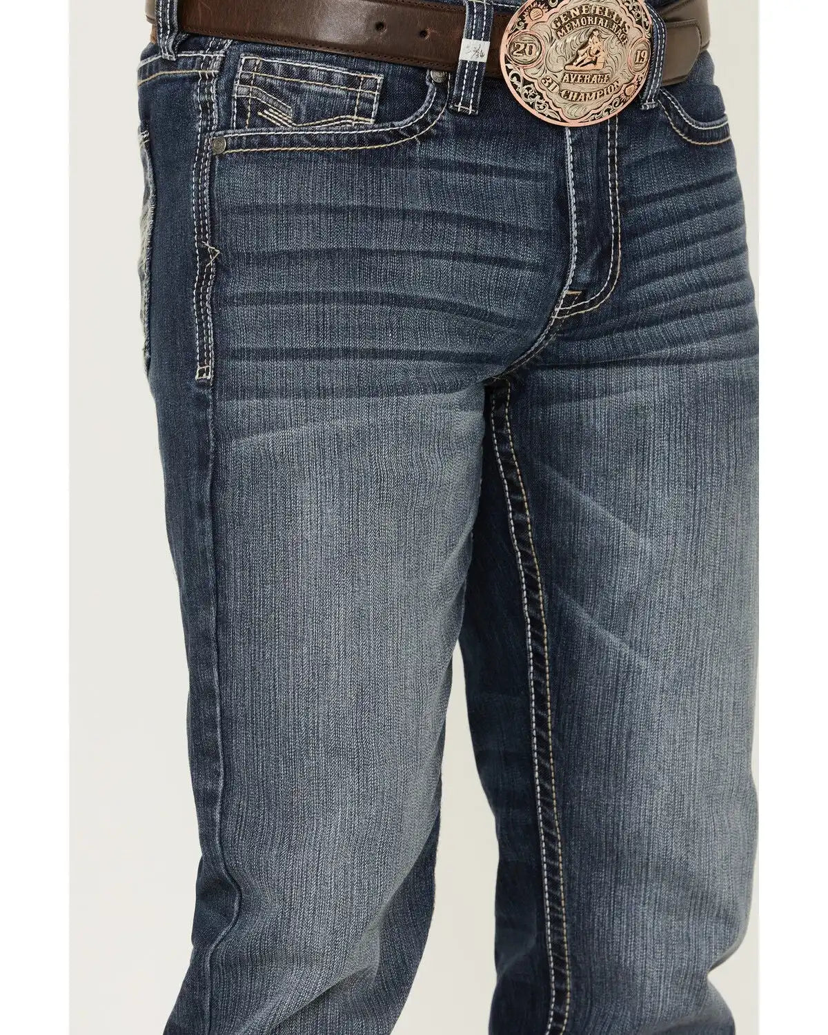 Cody James Men's Moonlight Wash Jackson Slim Straight Stretch Denim Jeans