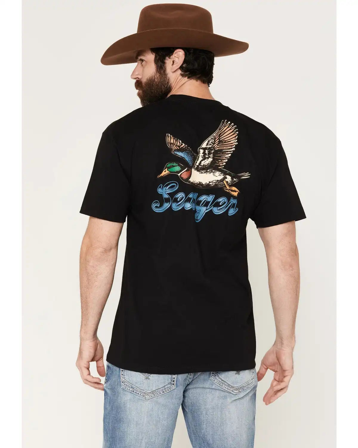 Seager Men's Greenhead Logo Short Sleeve Graphic T-Shirt