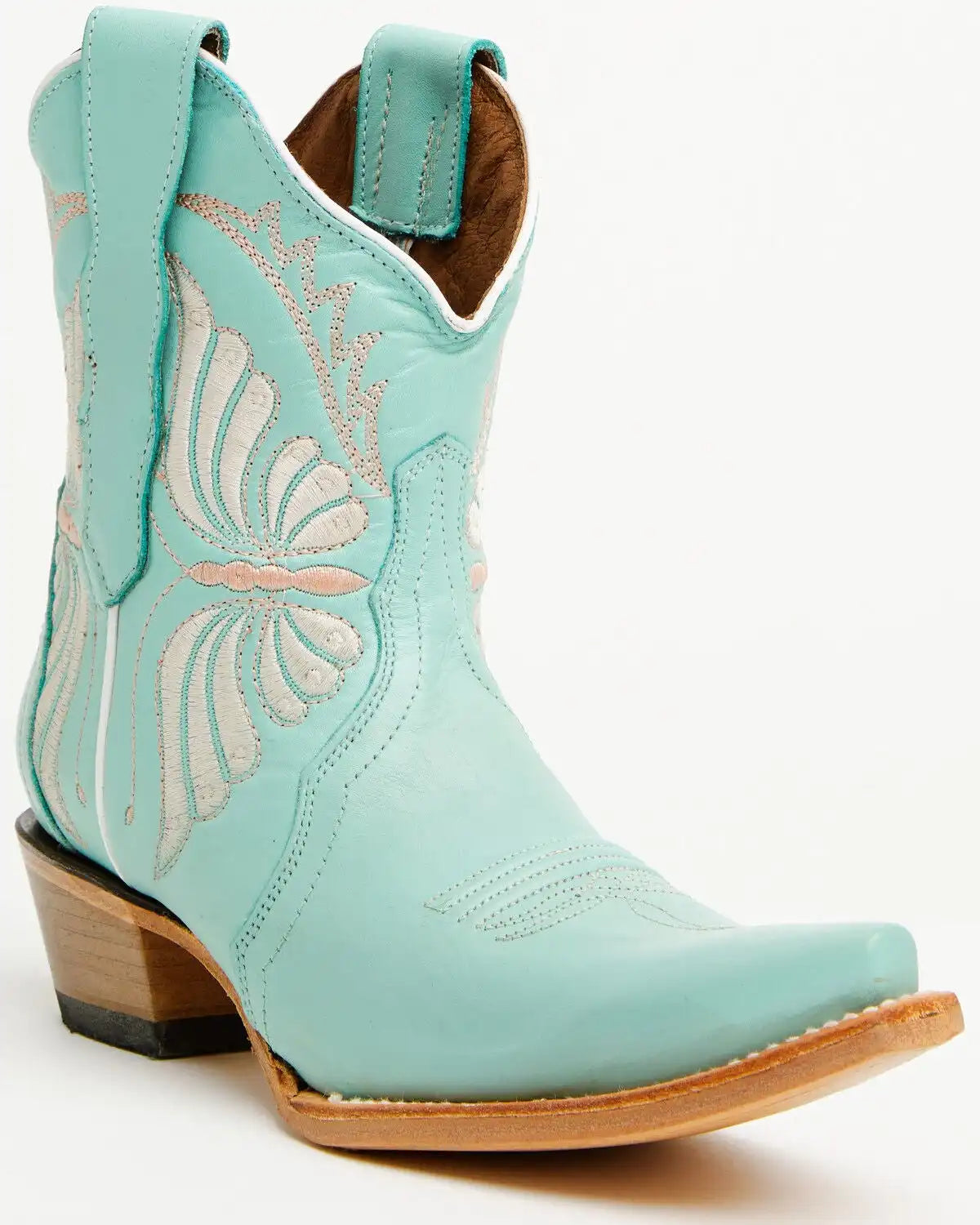 Circle G Women's Butterfly Western Booties - Snip Toe