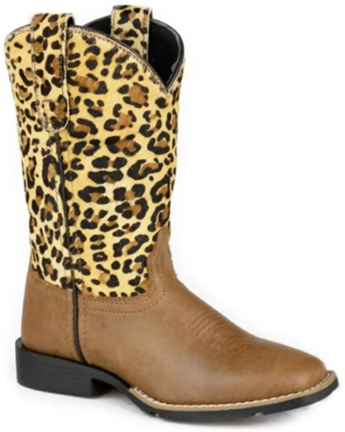 Roper Little Girls' Gabriella Western Boots - Broad Square Toe