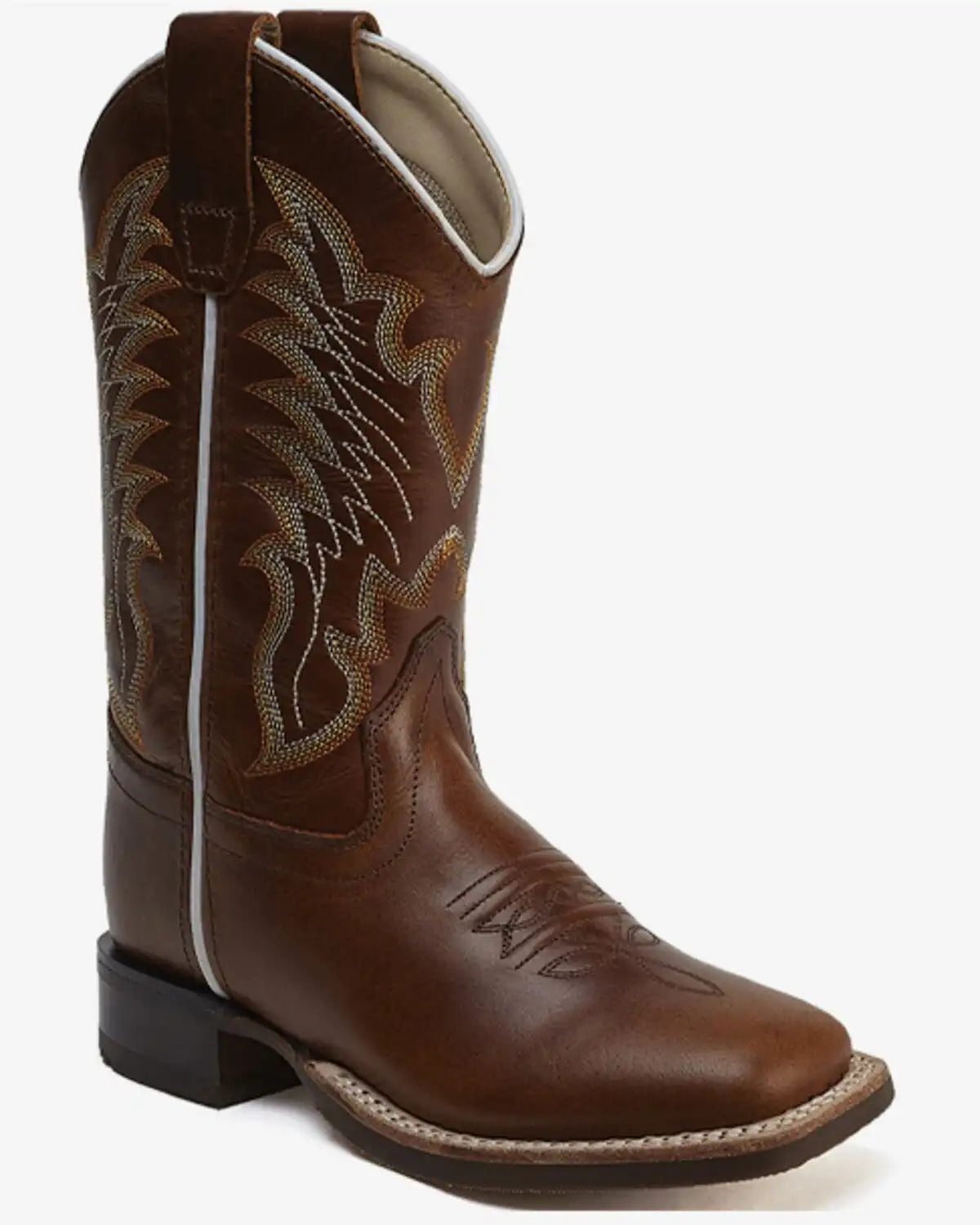 Old West Boys' Performance Western Boots - Broad Square Toe