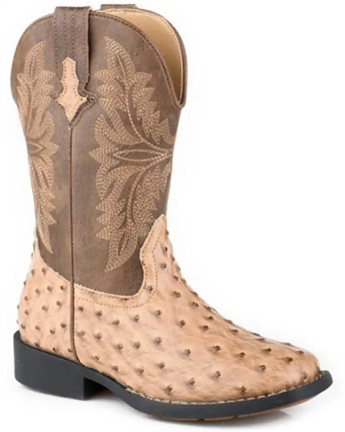 Roper Boys' Jed Western Boots - Broad Square Toe