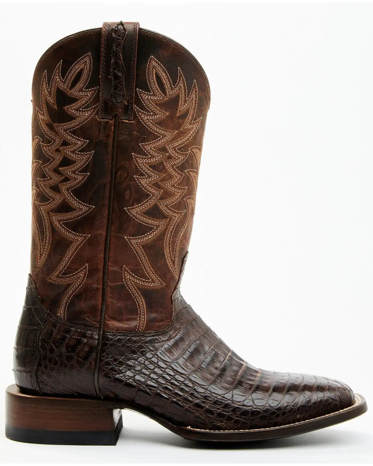 Cody James Men's Exotic Caiman Belly Western Boots - Broad Square Toe