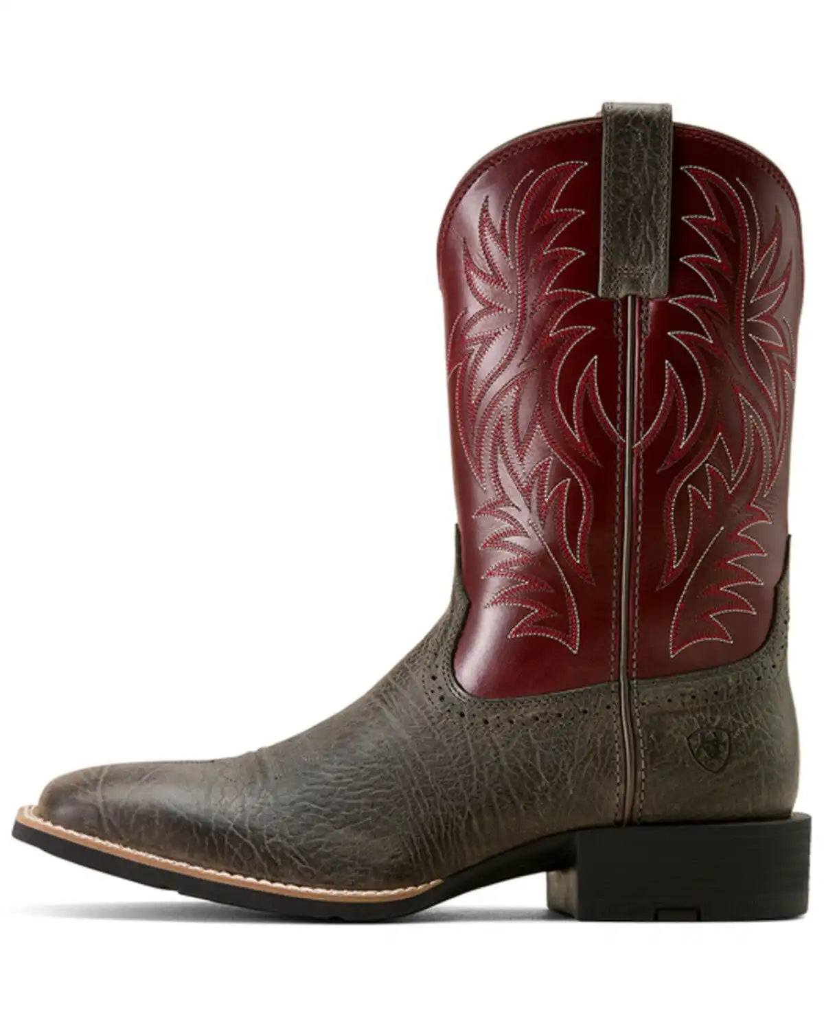 Ariat Men's Sport Hippopotamus Print Western Boots - Broad Square Toe