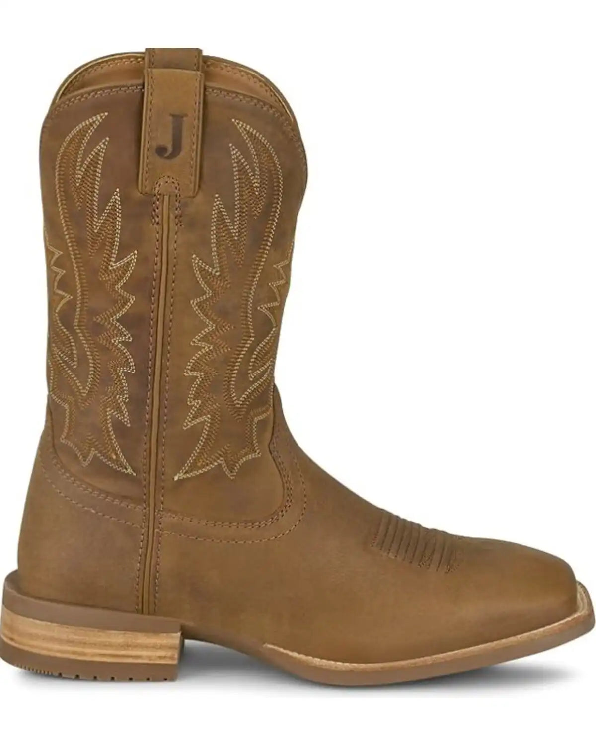 Justin Men's Rustle Performance Western Boots - Broad Square Toe