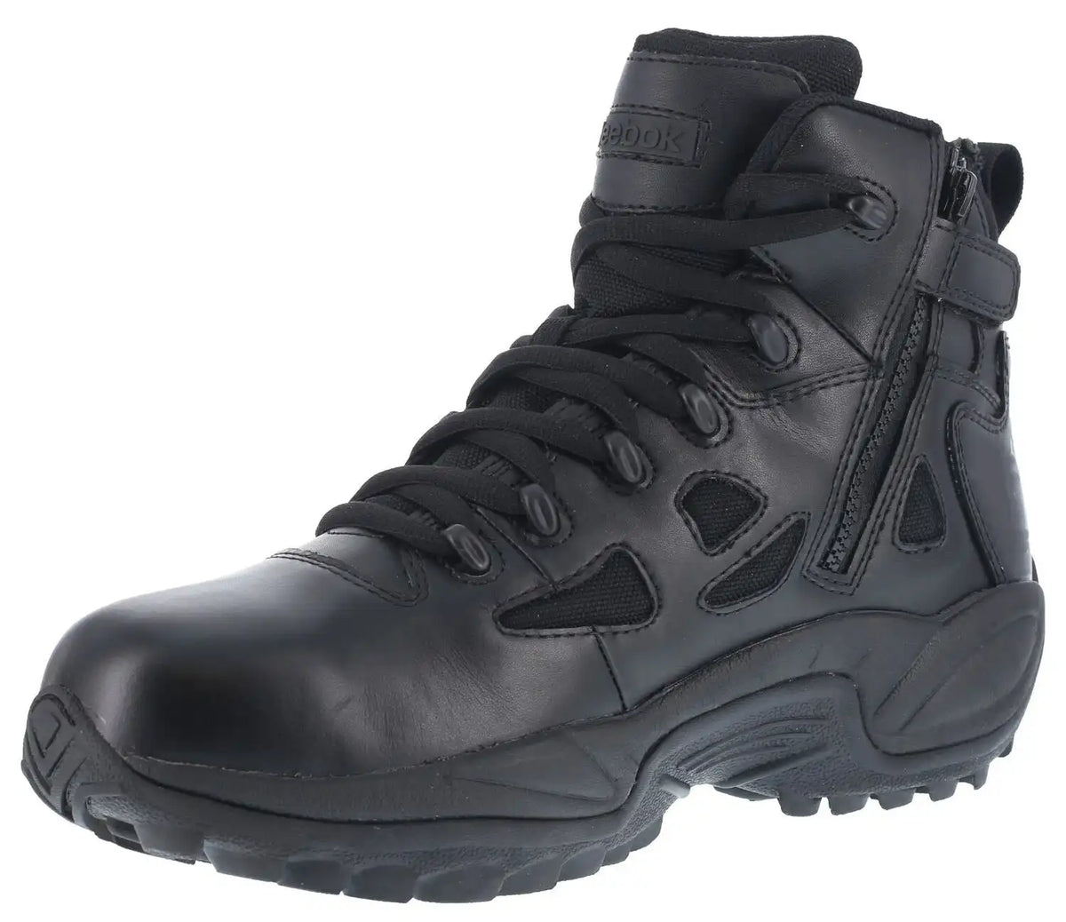 Reebok Men's Stealth 6" Lace-Up Waterproof Side Zip Work Boots - Soft Toe