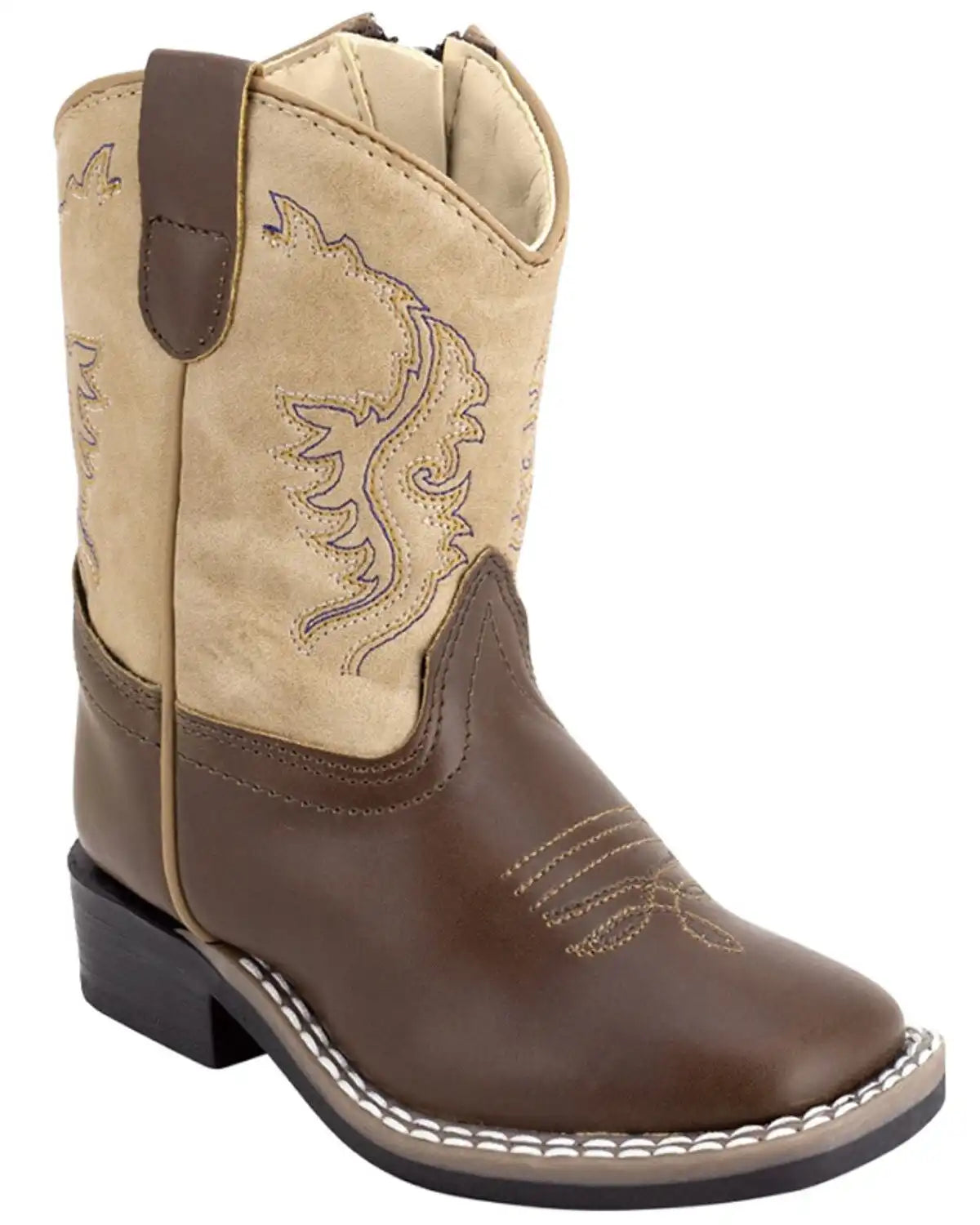 Old West Toddler Boys' Western Boots - Broad Square Toe