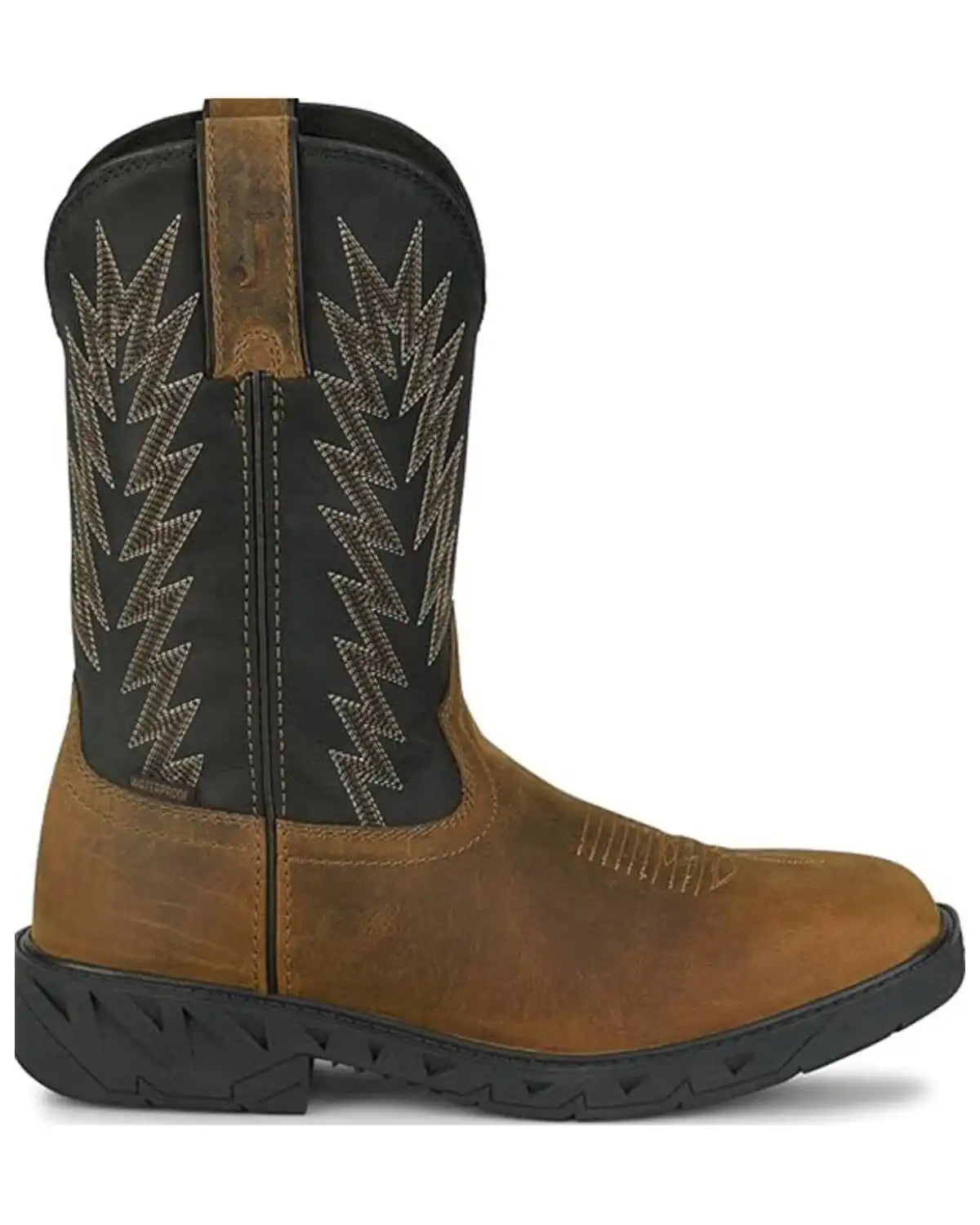 Justin Men's Taskmaker Pull-On Work Boots - Steel Toe