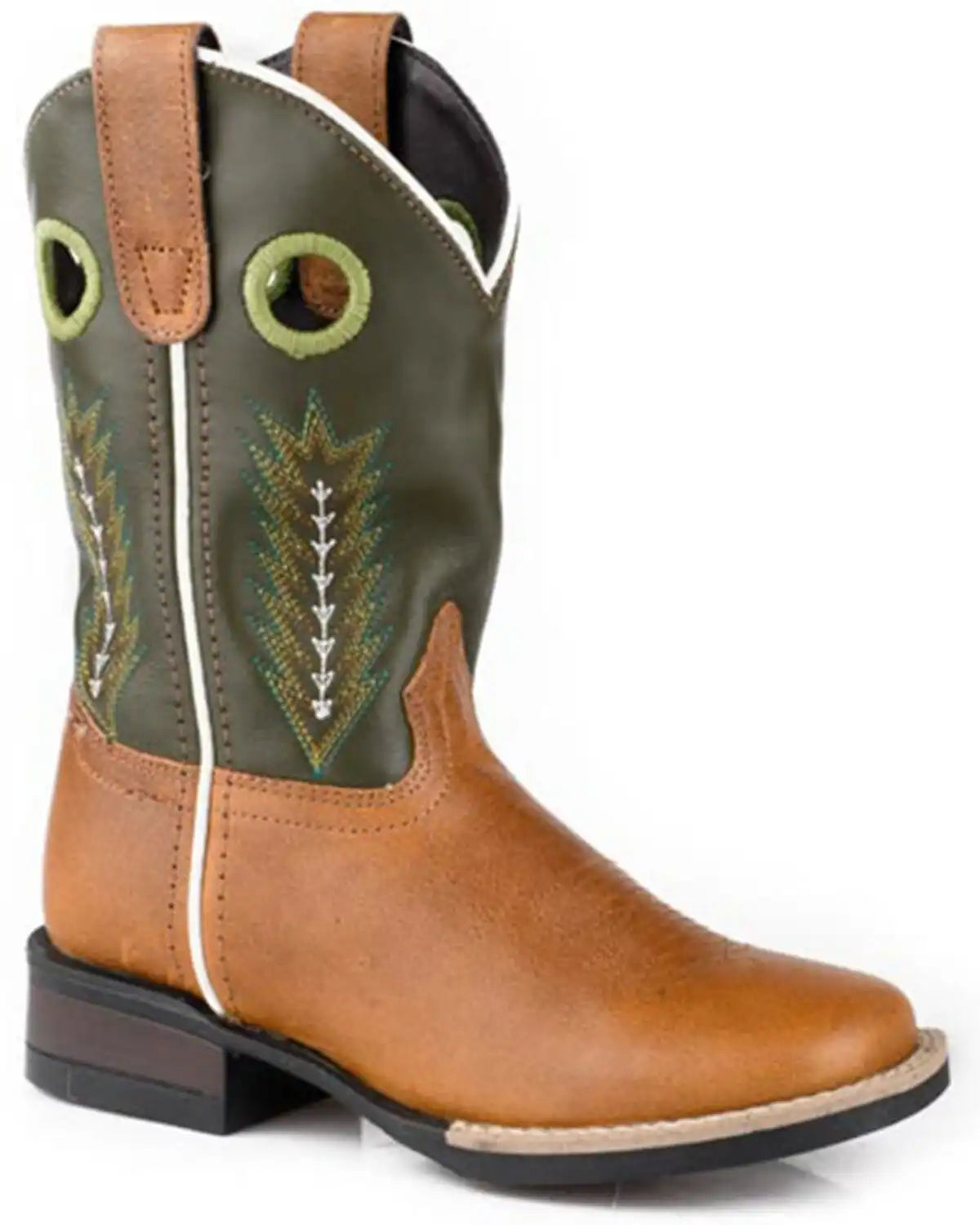 Roper Little Boys' James Western Boots - Broad Square Toe