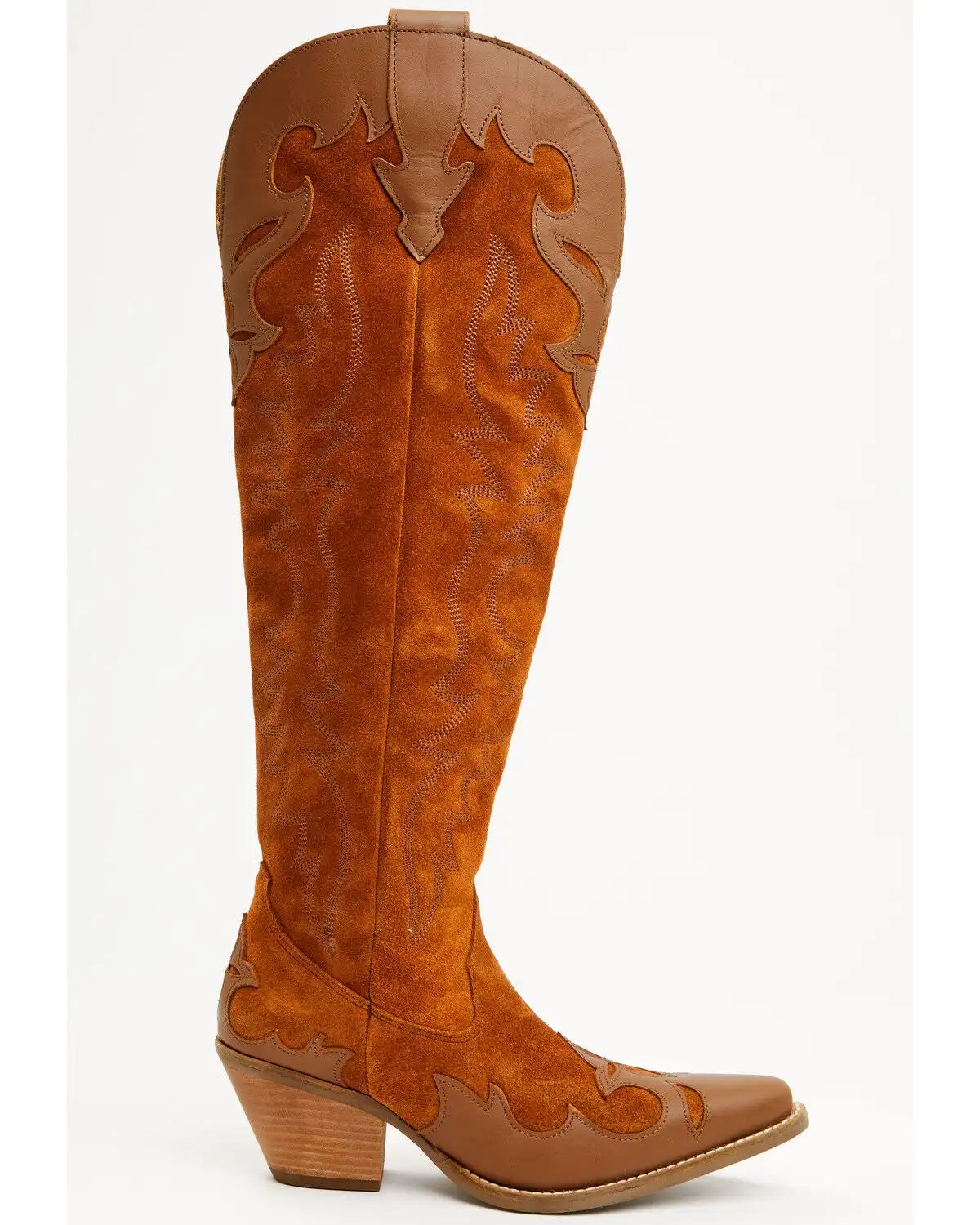 Dingo Women's Drama Queen Suede Tall Boots - Snip Toe