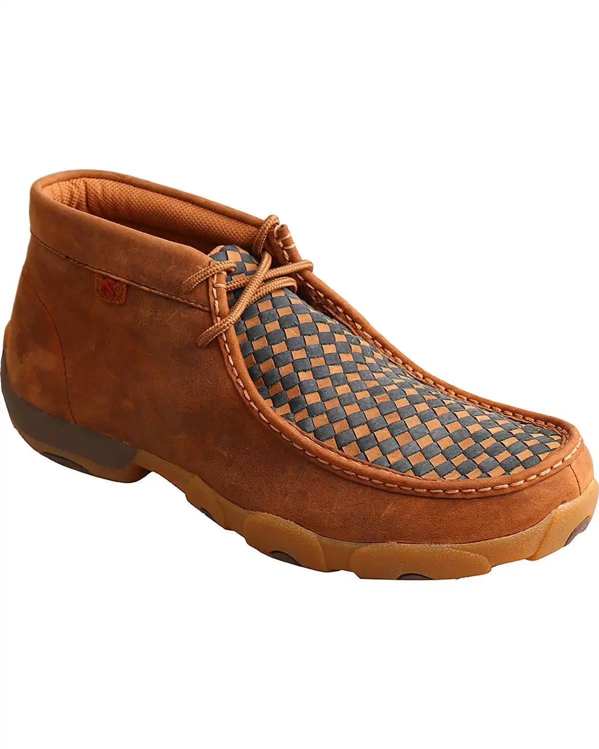 Twisted X Men's Slip-On Basketweave Driving Mocs - Moc Toe