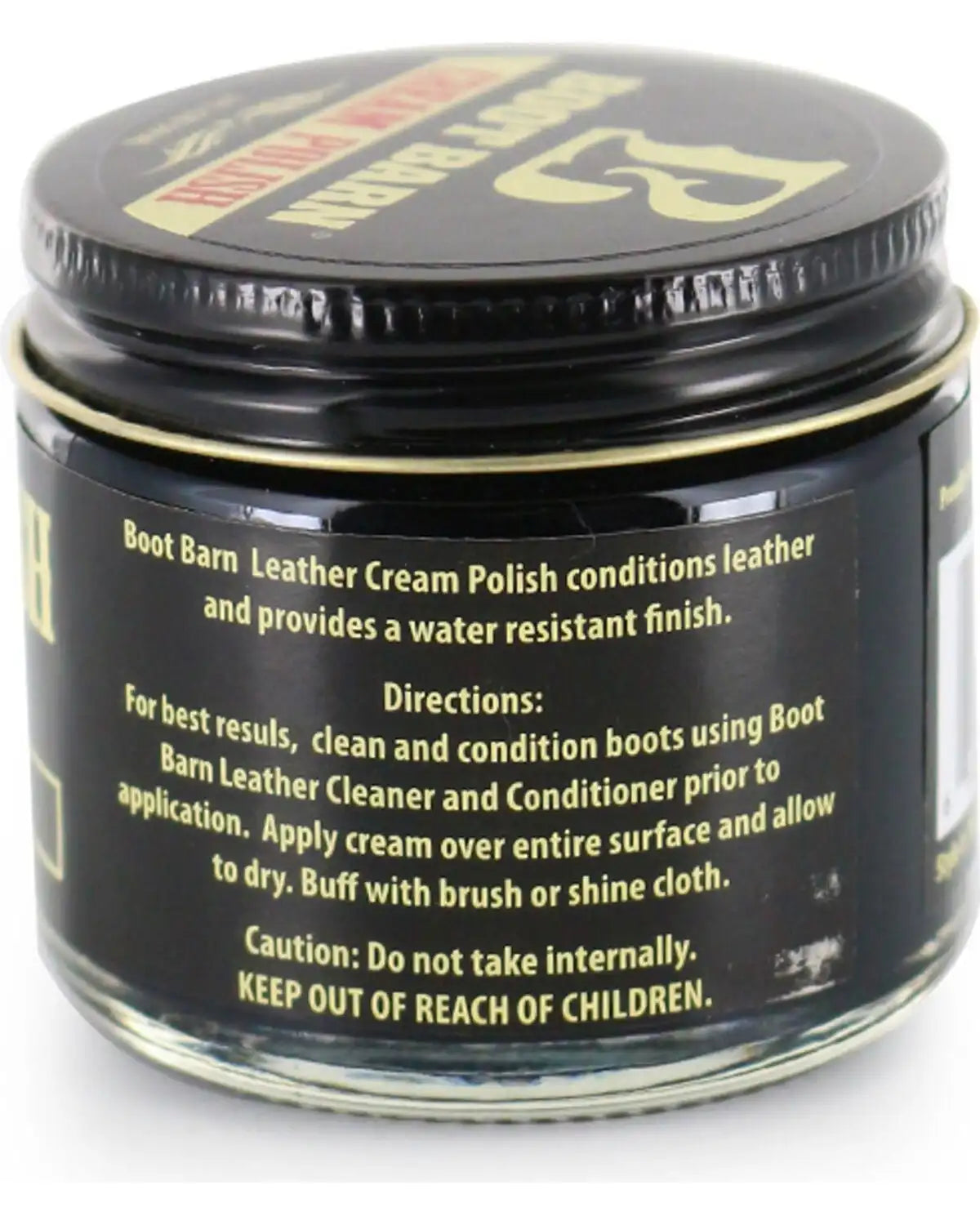 BB Ranch Black Leather Cream Polish