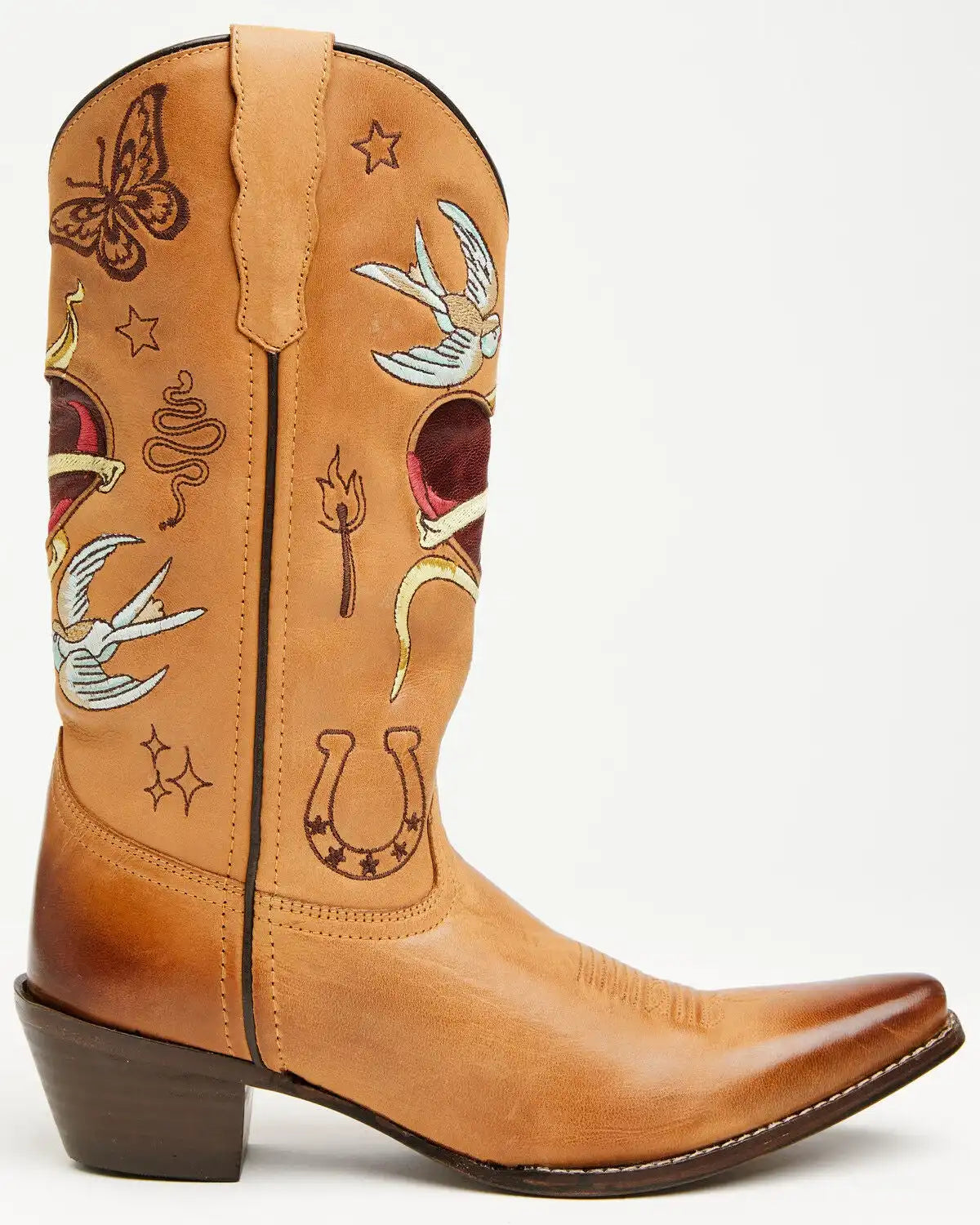 Idyllwind Women's Broken Heart Embroidered Western Boots - Snip Toe