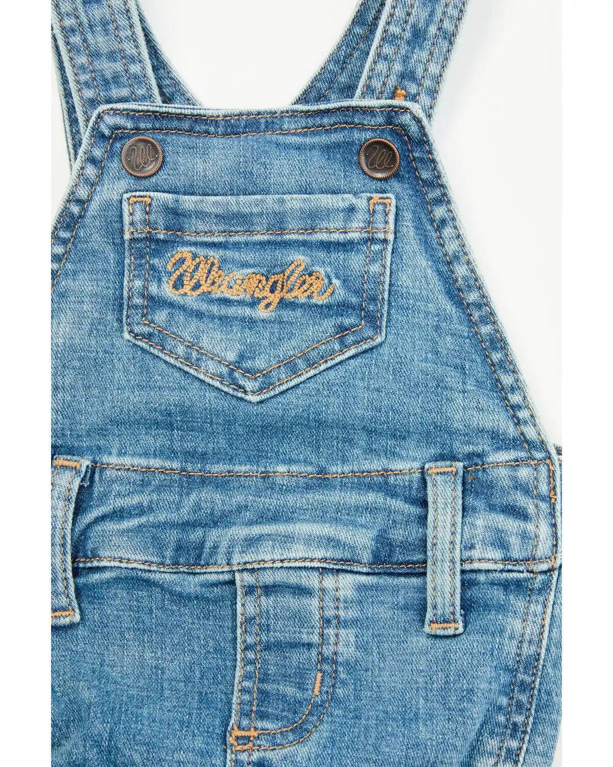 Wrangler Infant Boys' Boot Barn Exclusive Denim Overall Onesie