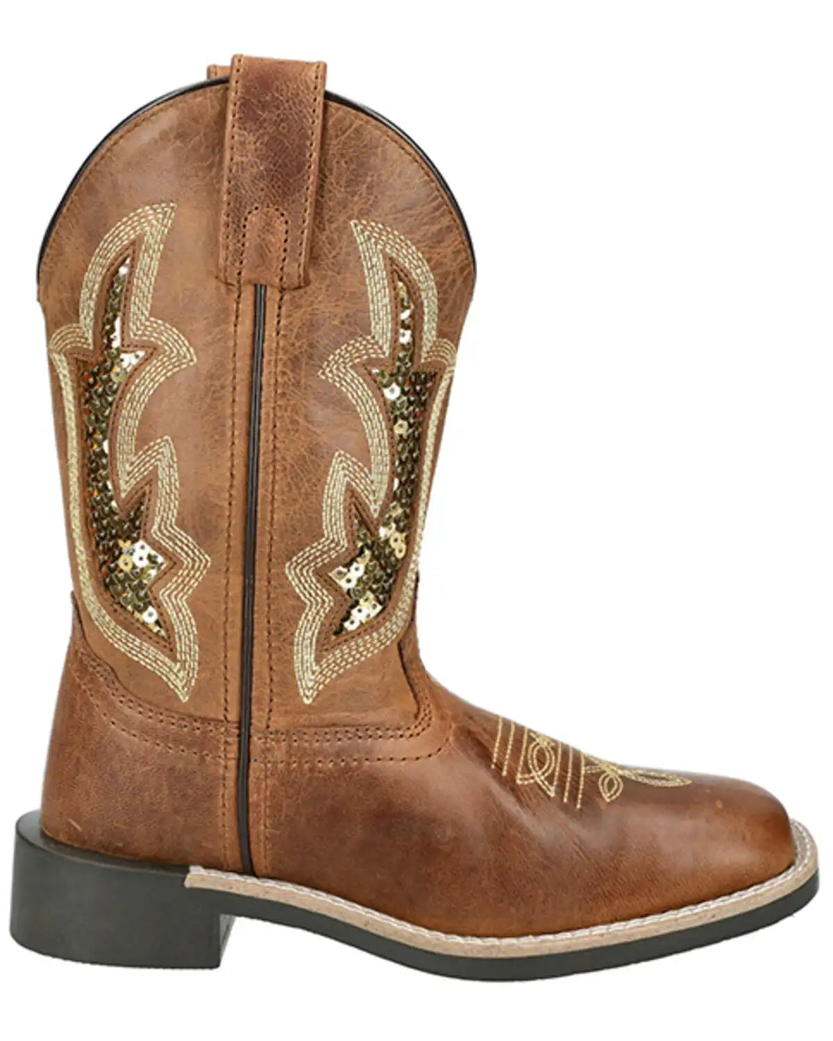 Smoky Mountain Girls' Nevada Western Boots - Broad Square Toe