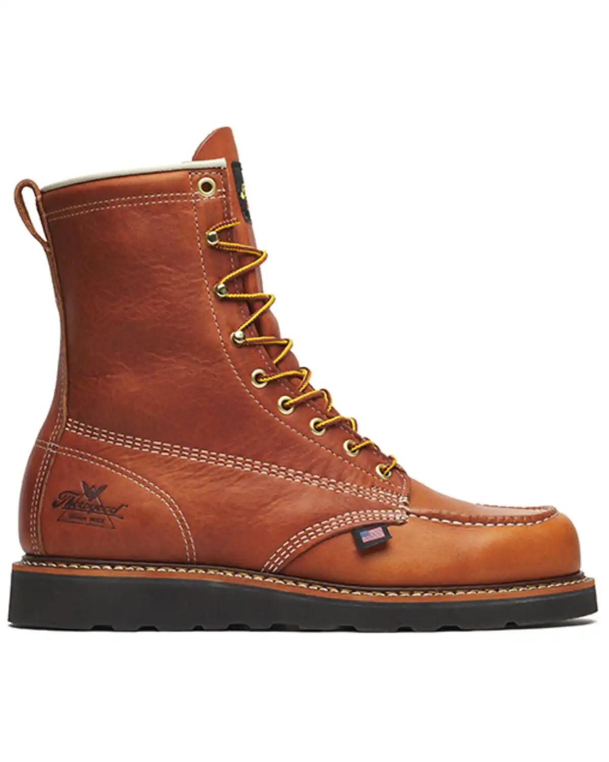 Thorogood Men's 8" American Heritage MAXWear Moc Wedge Work Boots - Soft Toe
