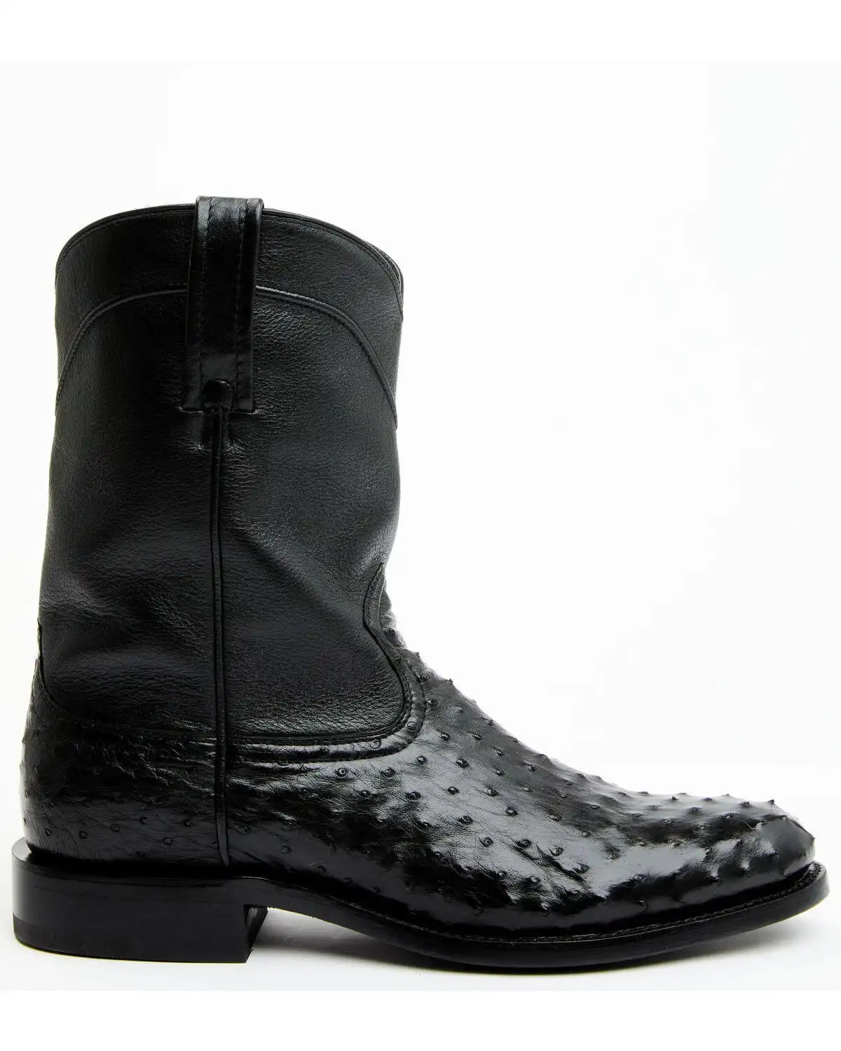 Cody James Black 1978® Men's Carmen Exotic Full-Quill Ostrich Roper Boots - Round Toe