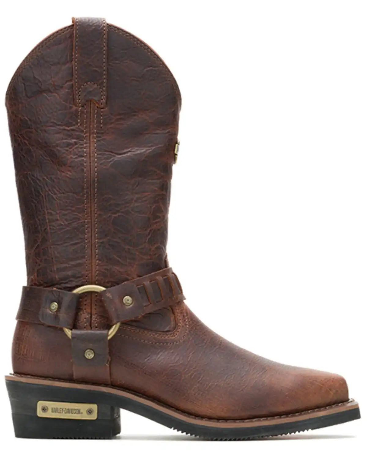 Harley Davidson Men's Pecos Motorcycle Western Boots - Snip Toe