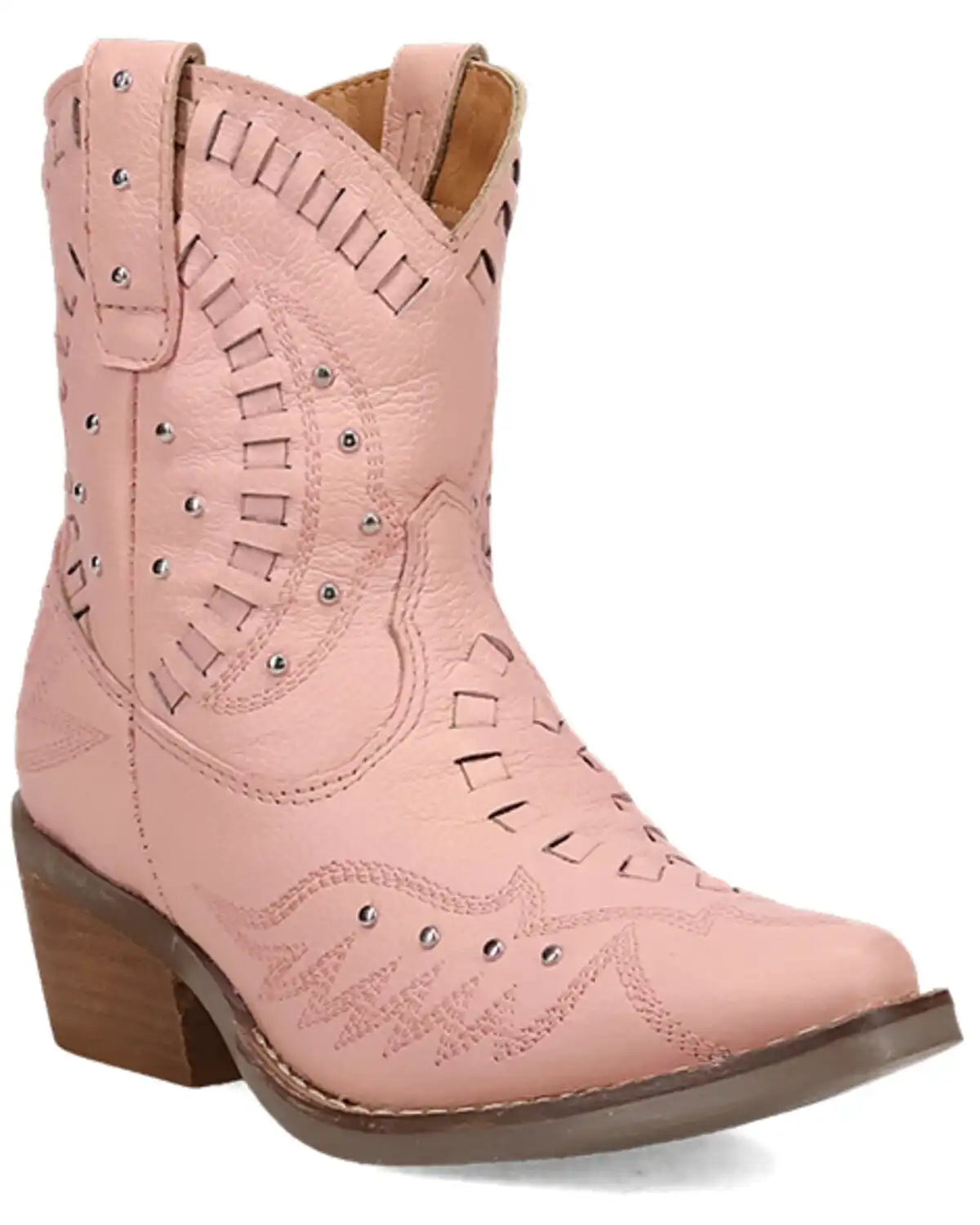 Dingo Girls' Precious Western Booties - Snip Toe