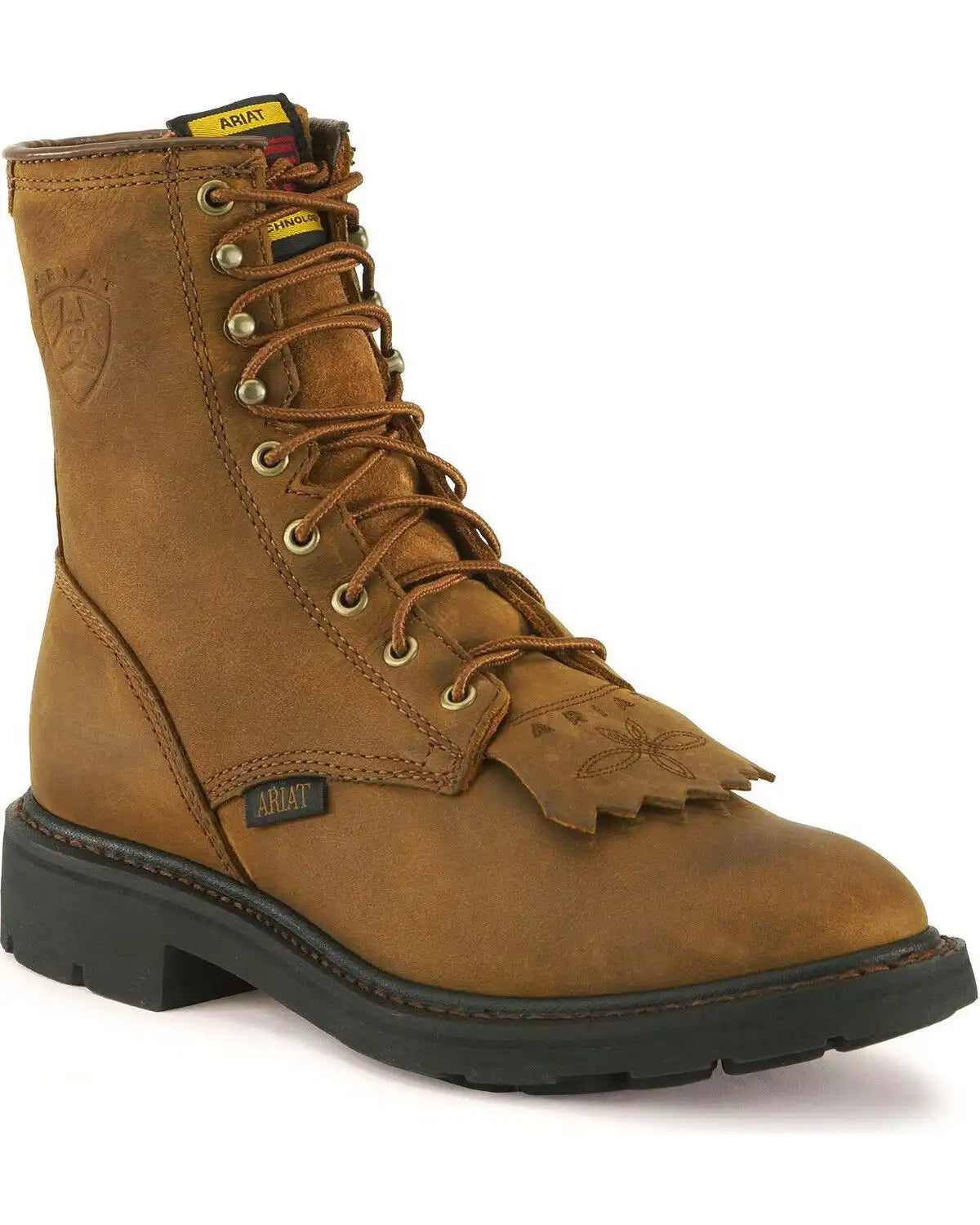 Ariat Men's Cascade 8" Lace-Up Work Boots - Soft Toe