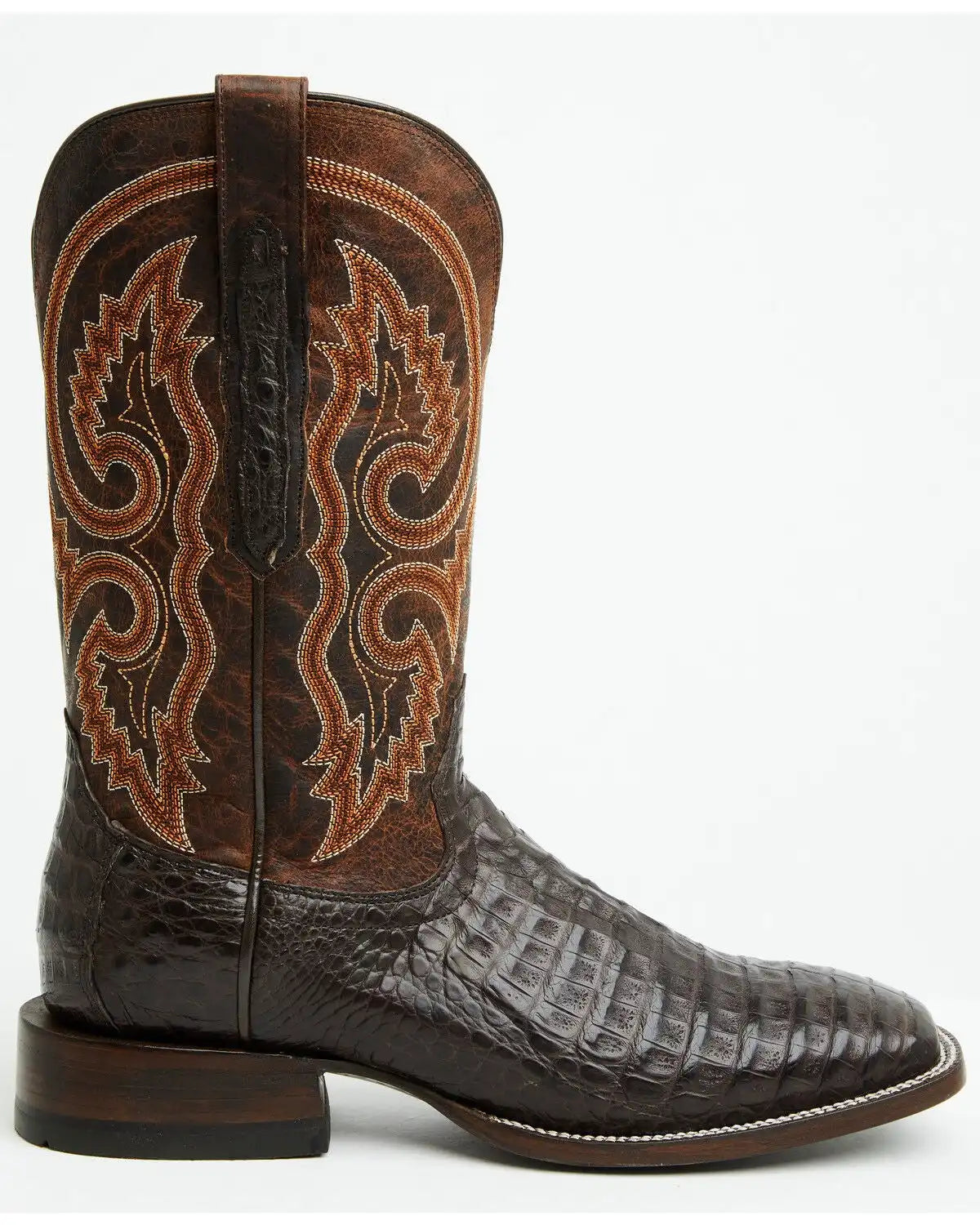Ariat Men's Callen Exotic Caiman Belly Western Boots - Broad Square Toe