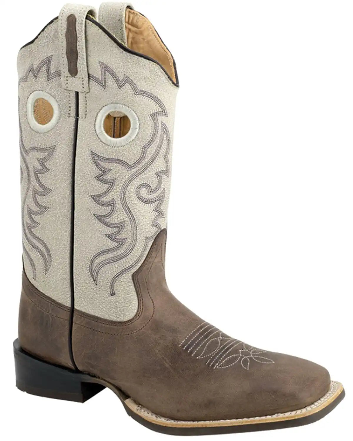 Old West Women's Western Boots - Broad Square Toe