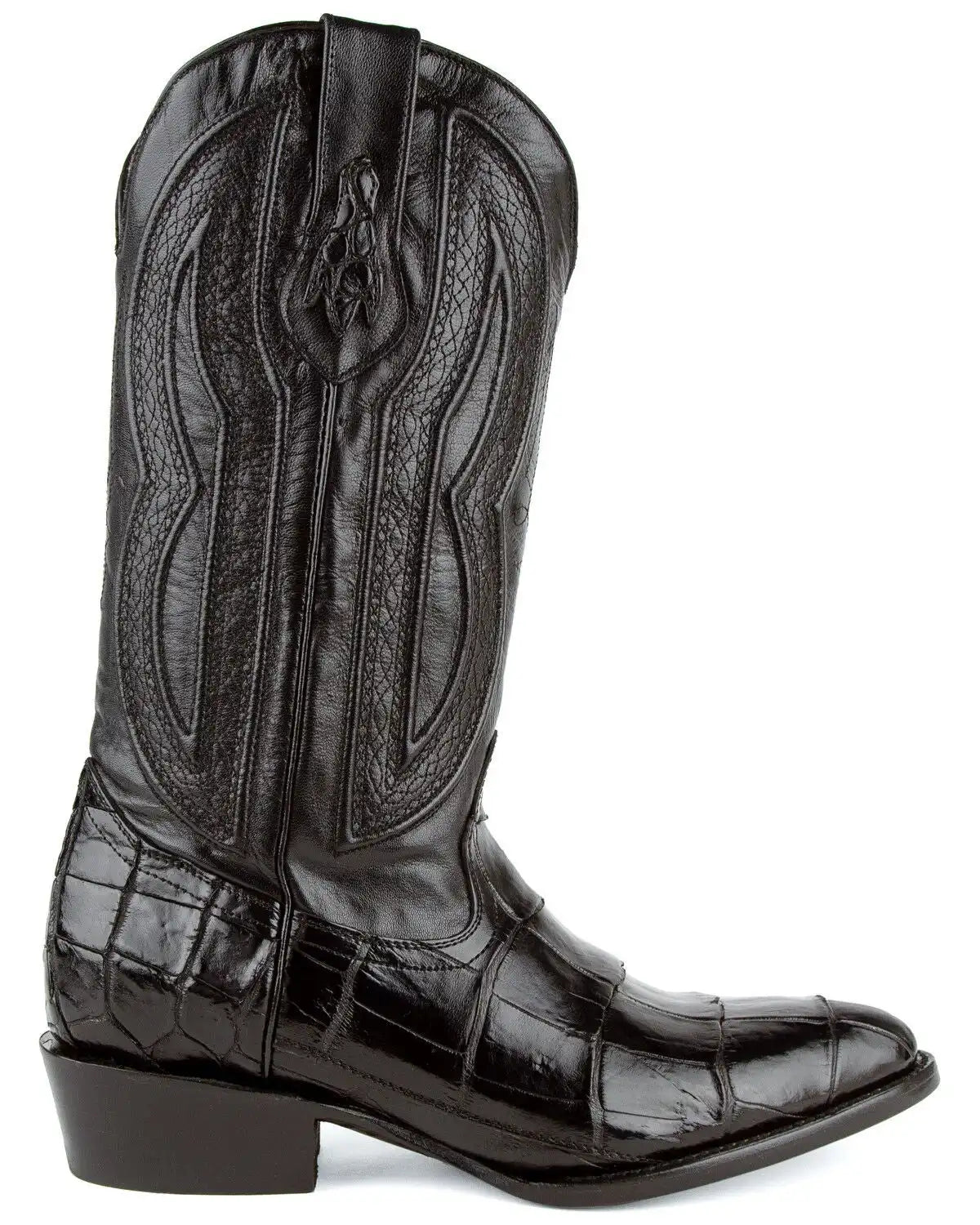 Ferrini Men's Stallion Alligator Belly Western Boots - Round Toe