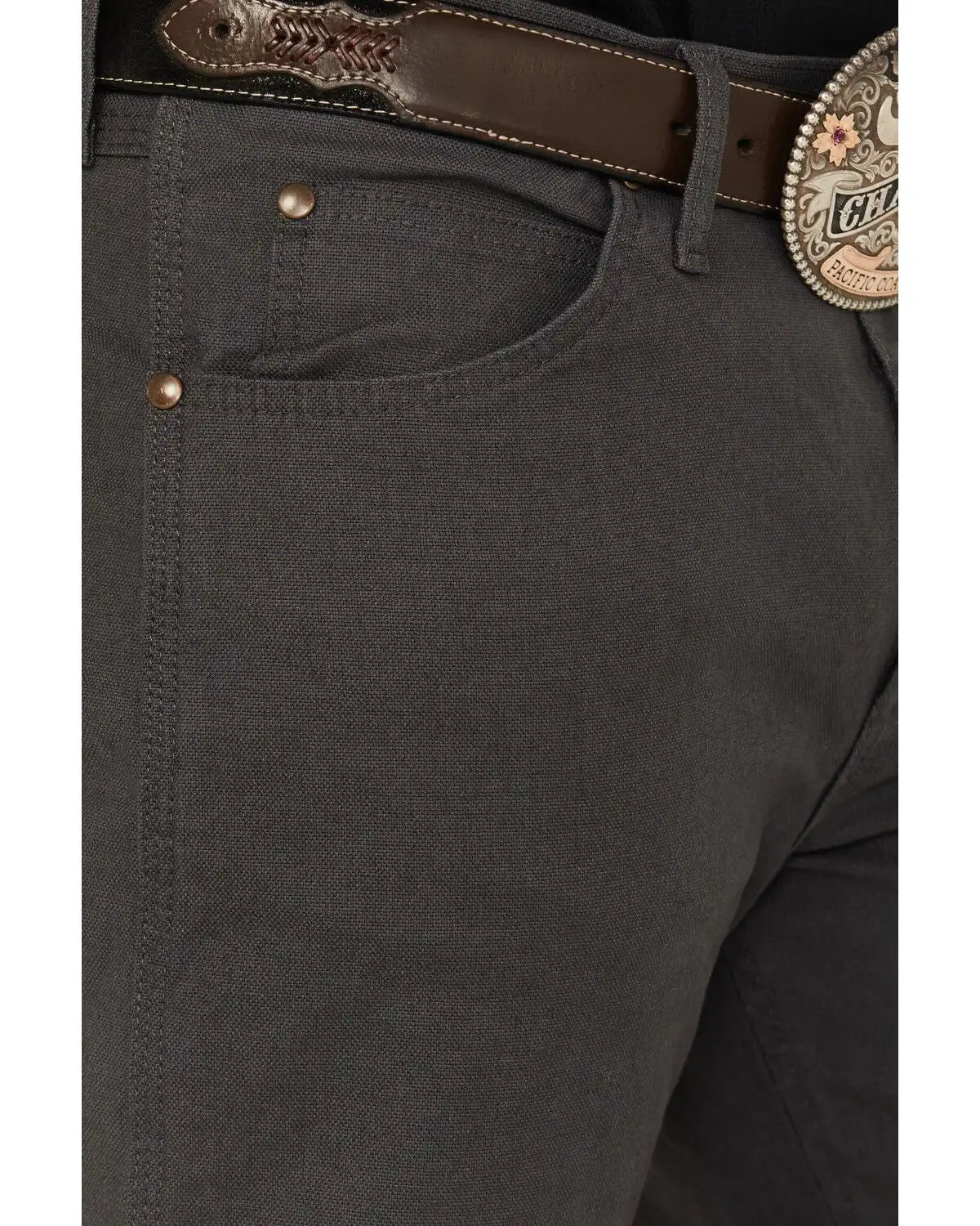 Wrangler Men's Tough Comfort Regular Fit Stretch Canvas Pants - Tall