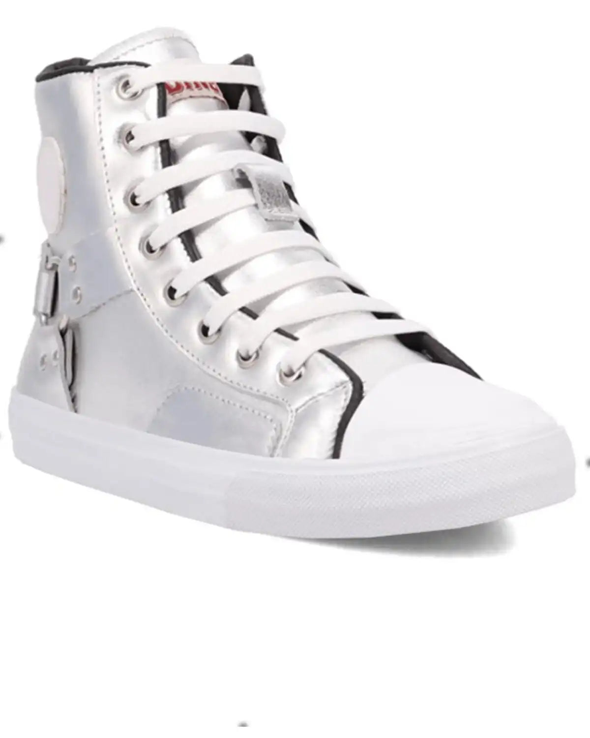Dingo Women's Knarly Metallic High Top Sneaker