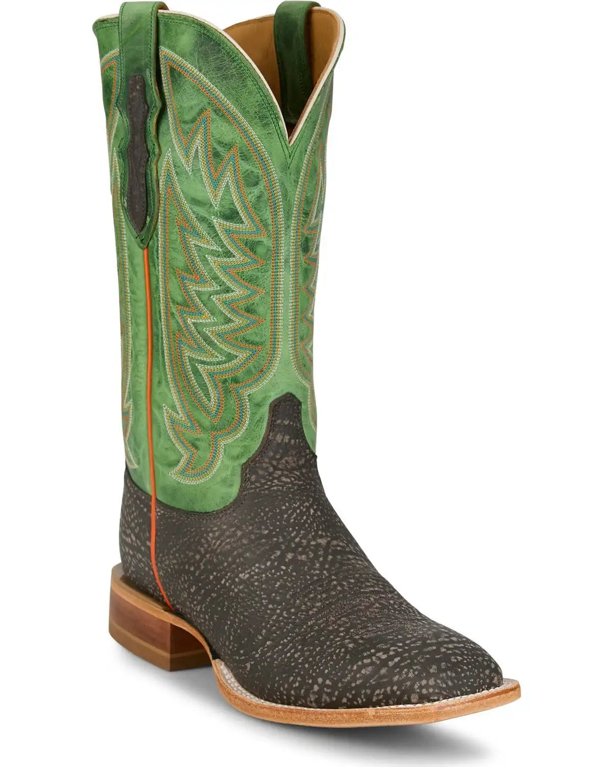 Justin Men's Cowman Western Boots - Broad Square Toe