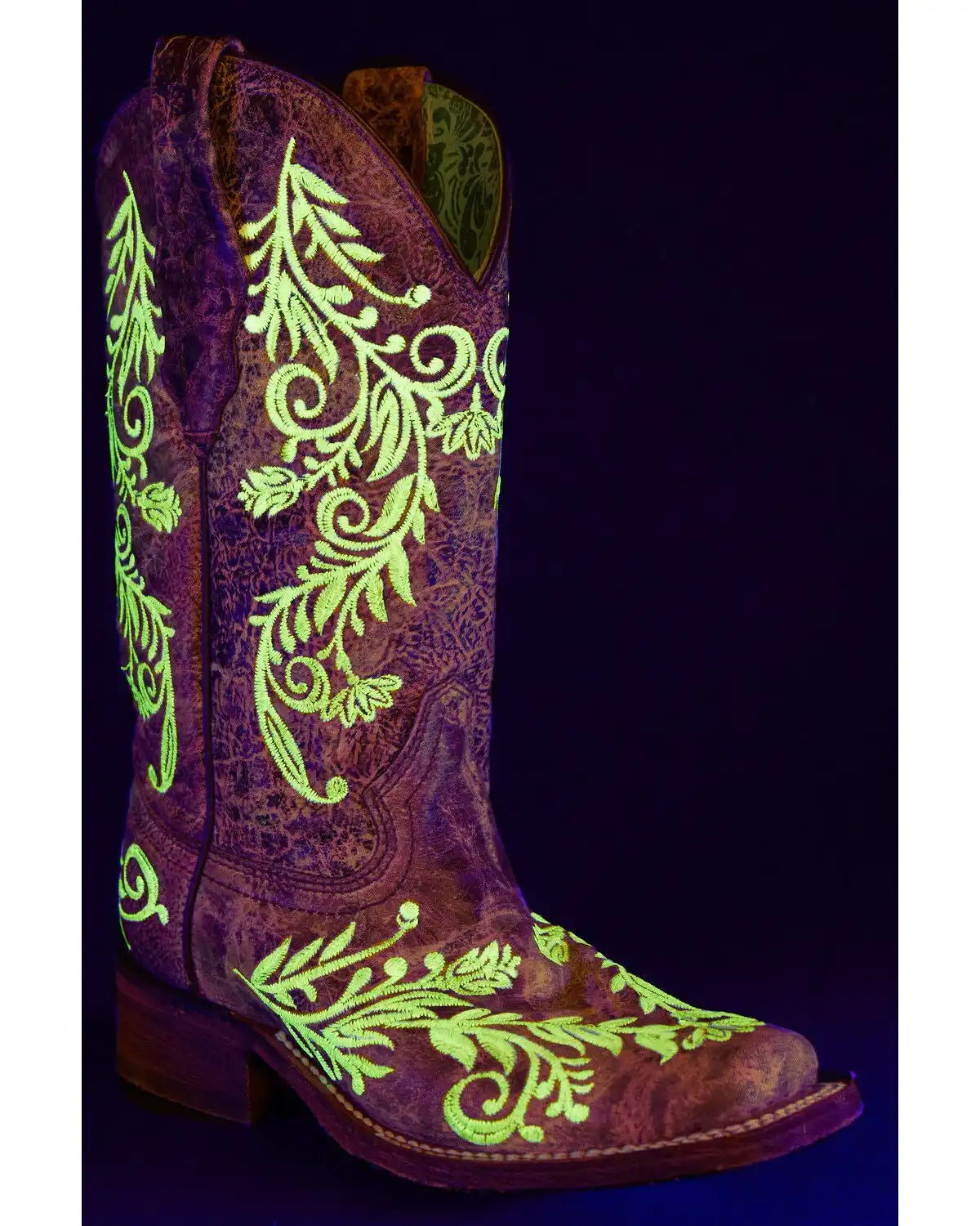 Corral Women's Blacklight Western Boots - Square Toe