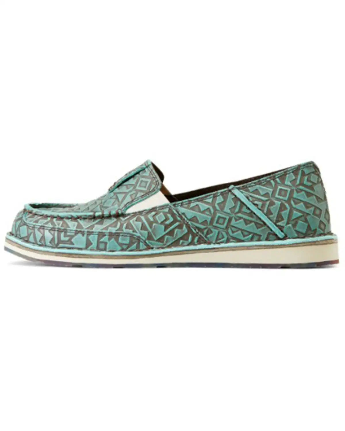 Ariat Women's Embossed Cruiser Casual Shoes - Moc Toe