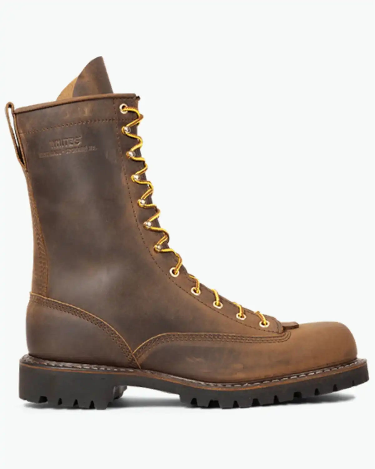 White's Boots Men's Frontiersman 10' Lace-Up Work Boots - Round Toe