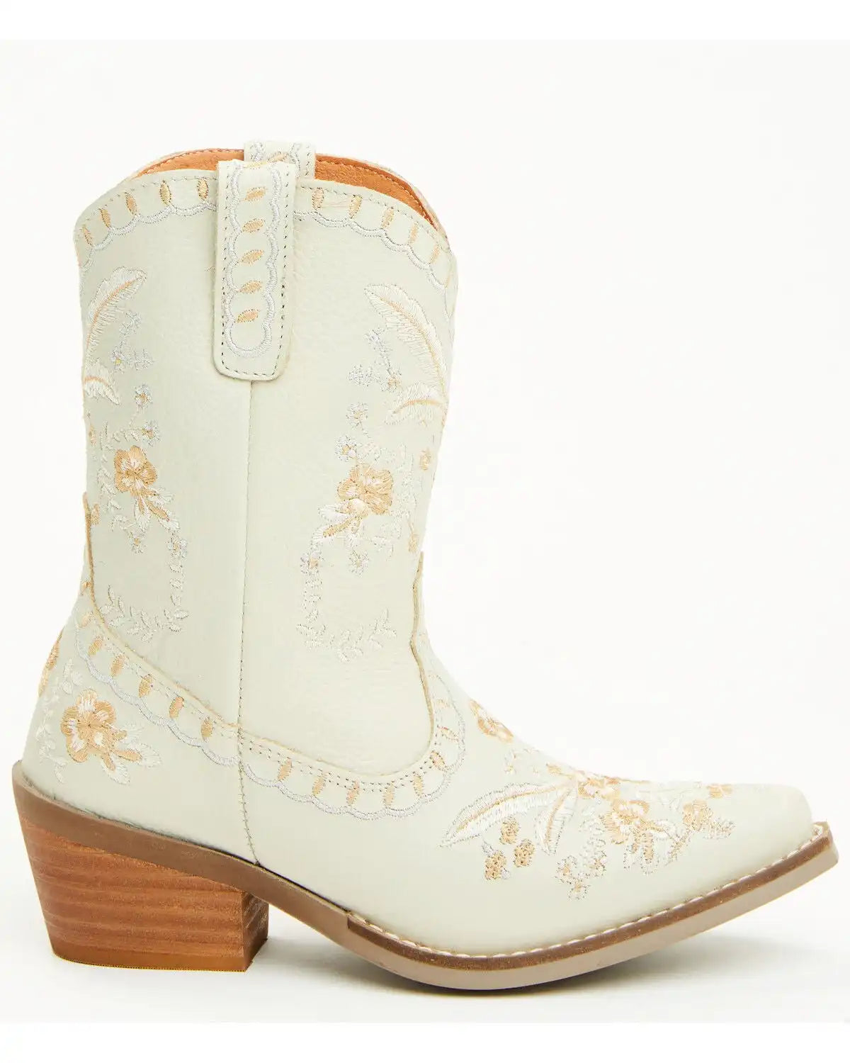 Dingo Little Girls' Full Bloom Western Boots - Snip Toe