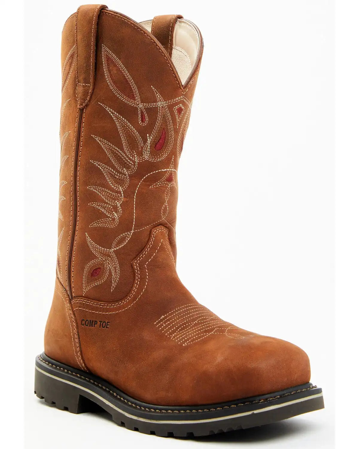 Shyanne Women's 11" Pull On Western Work Boots - Composite Toe