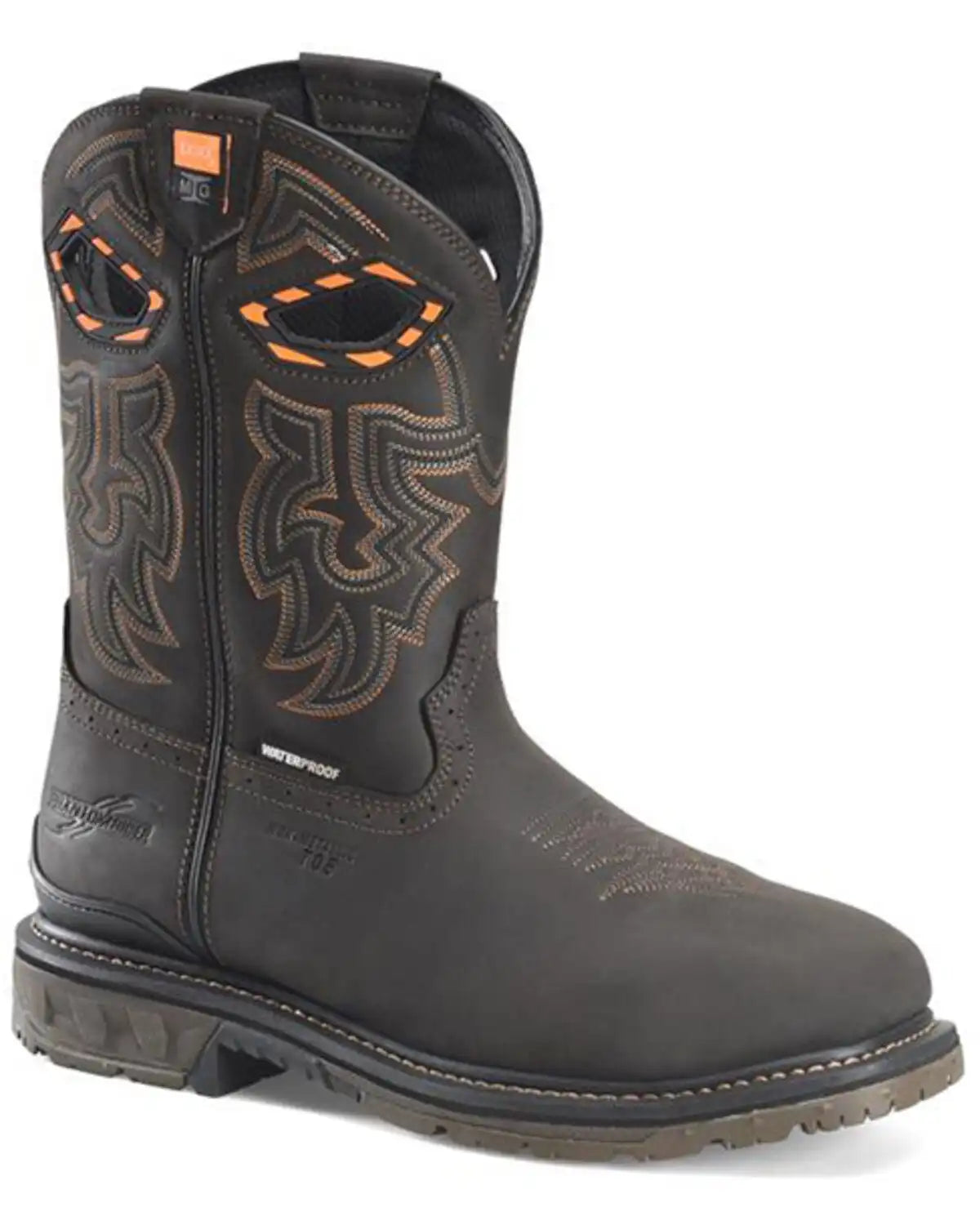 Double H Men's Bruner Waterproof Met Guard Work Boots - Composite Toe