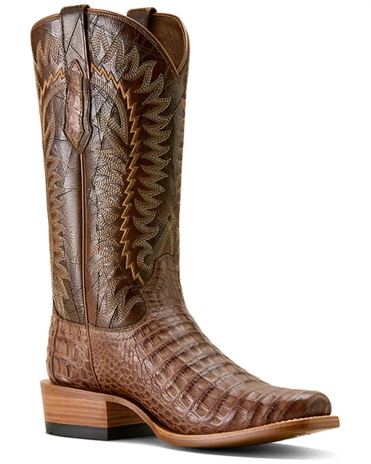 Ariat Men's Futurity Finalist Exotic Caiman Western Boots - Square Toe