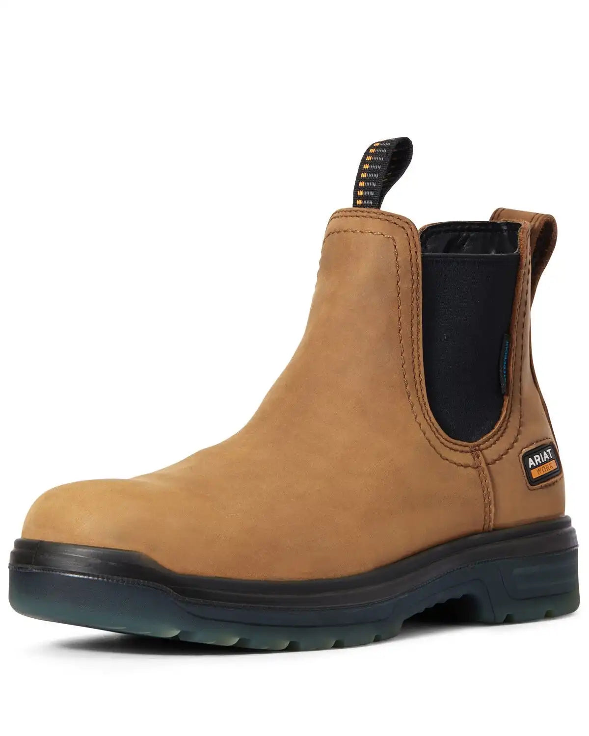 Ariat Men's Turbo Chelsea Waterproof Work Boots - Soft Toe