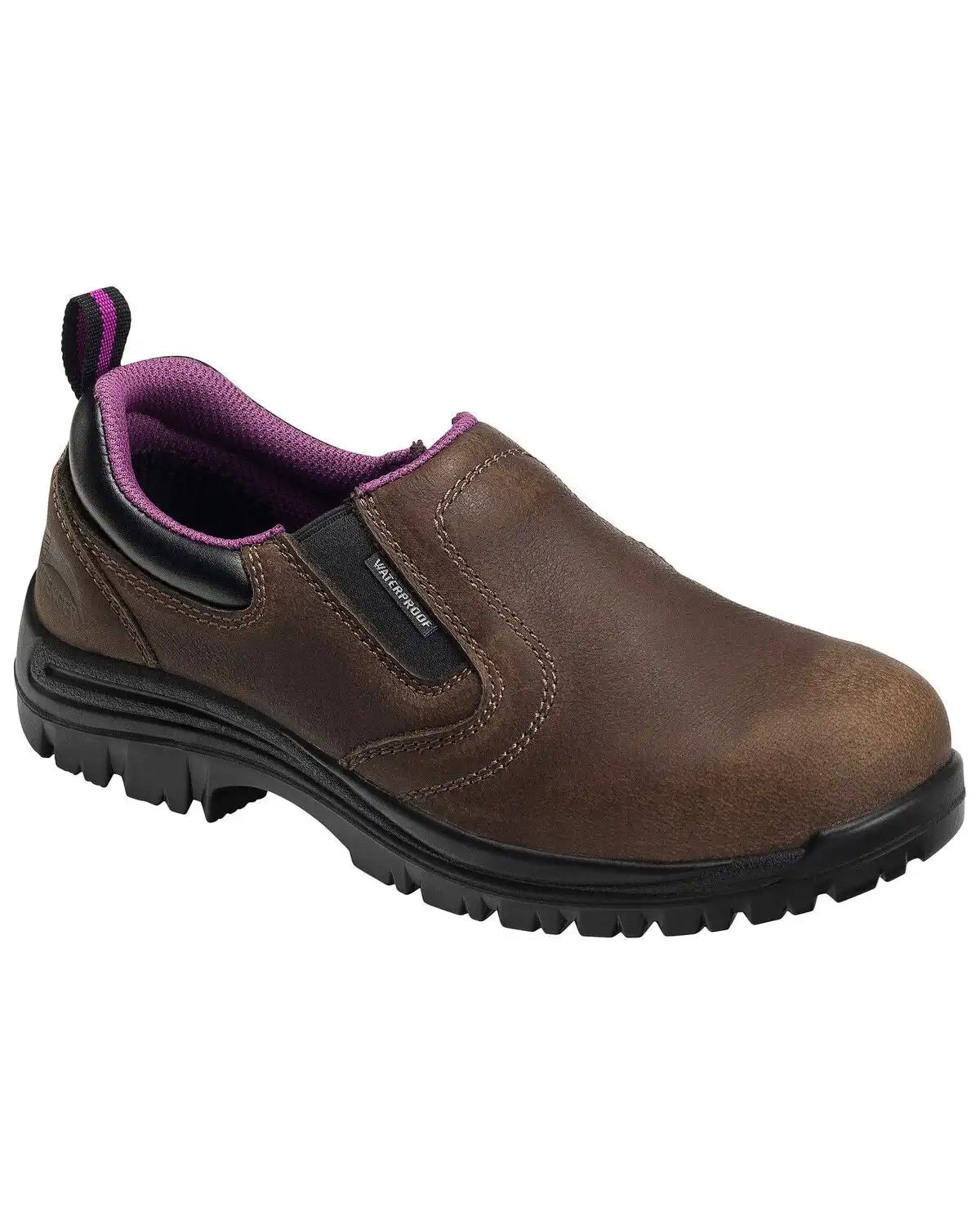 Avenger Women's Waterproof Oxford Work Shoes - Composite Toe