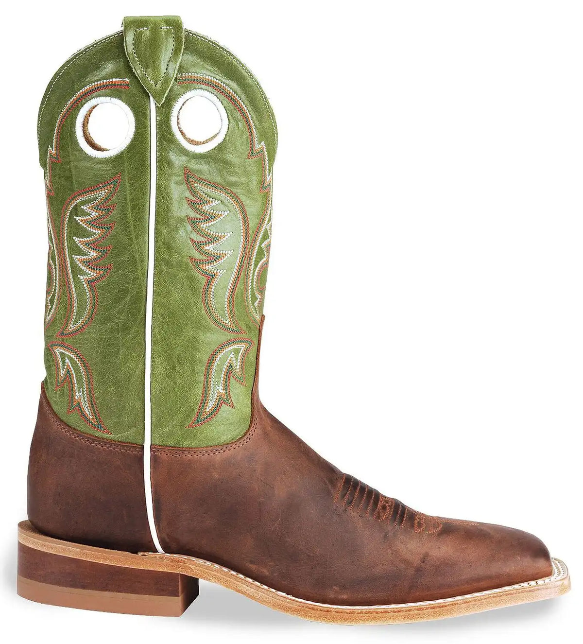 Justin Men's Bent Rail Cognac Western Boots - Broad Square Toe