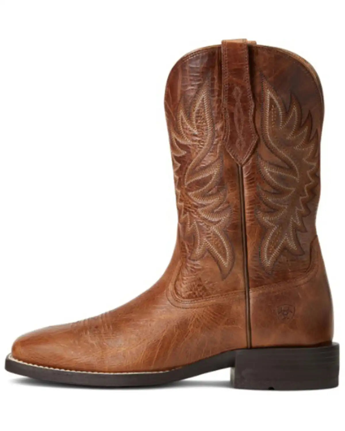 Ariat Men's Brander Leather Performance Western Boot - Broad Square Toe