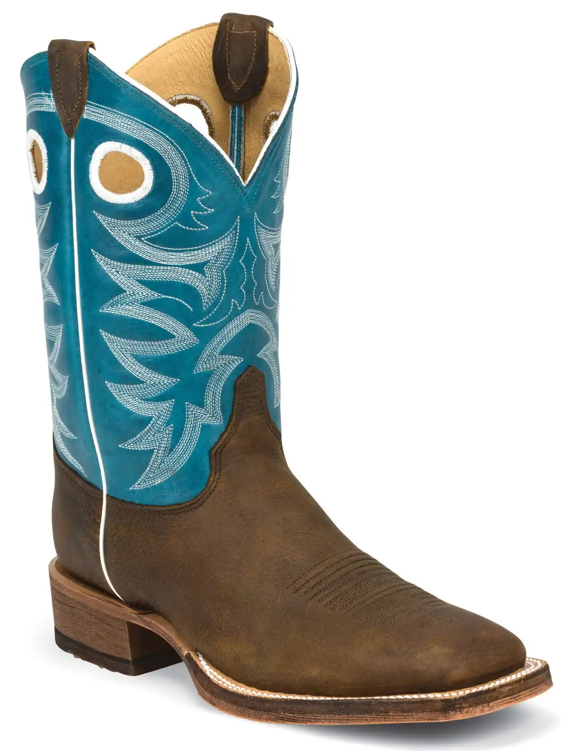 Justin Men's Bent Rail Performance Western Boots - Broad Square Toe
