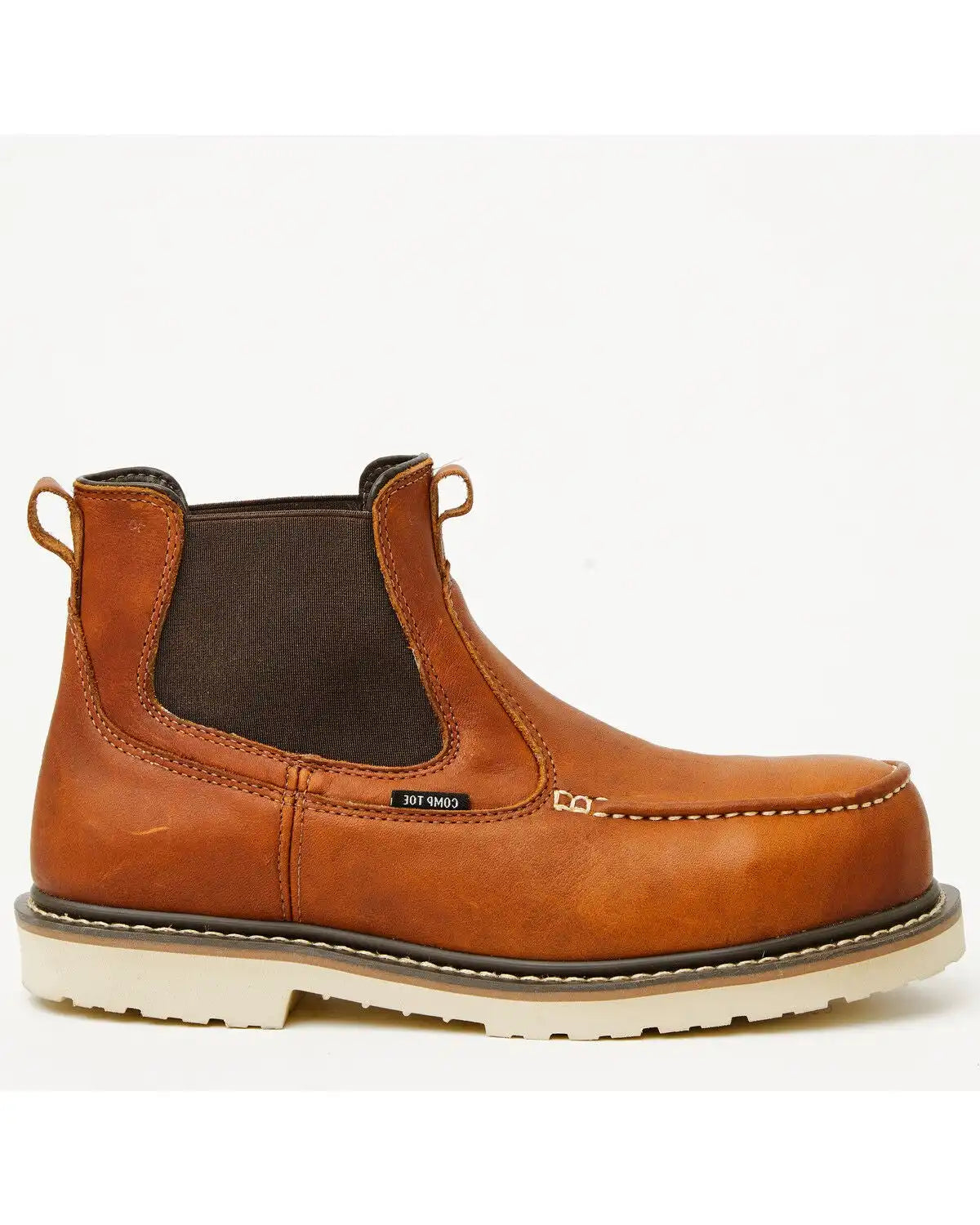 Cody James Men's Moc Chelsea Work Boots - Composite Toe