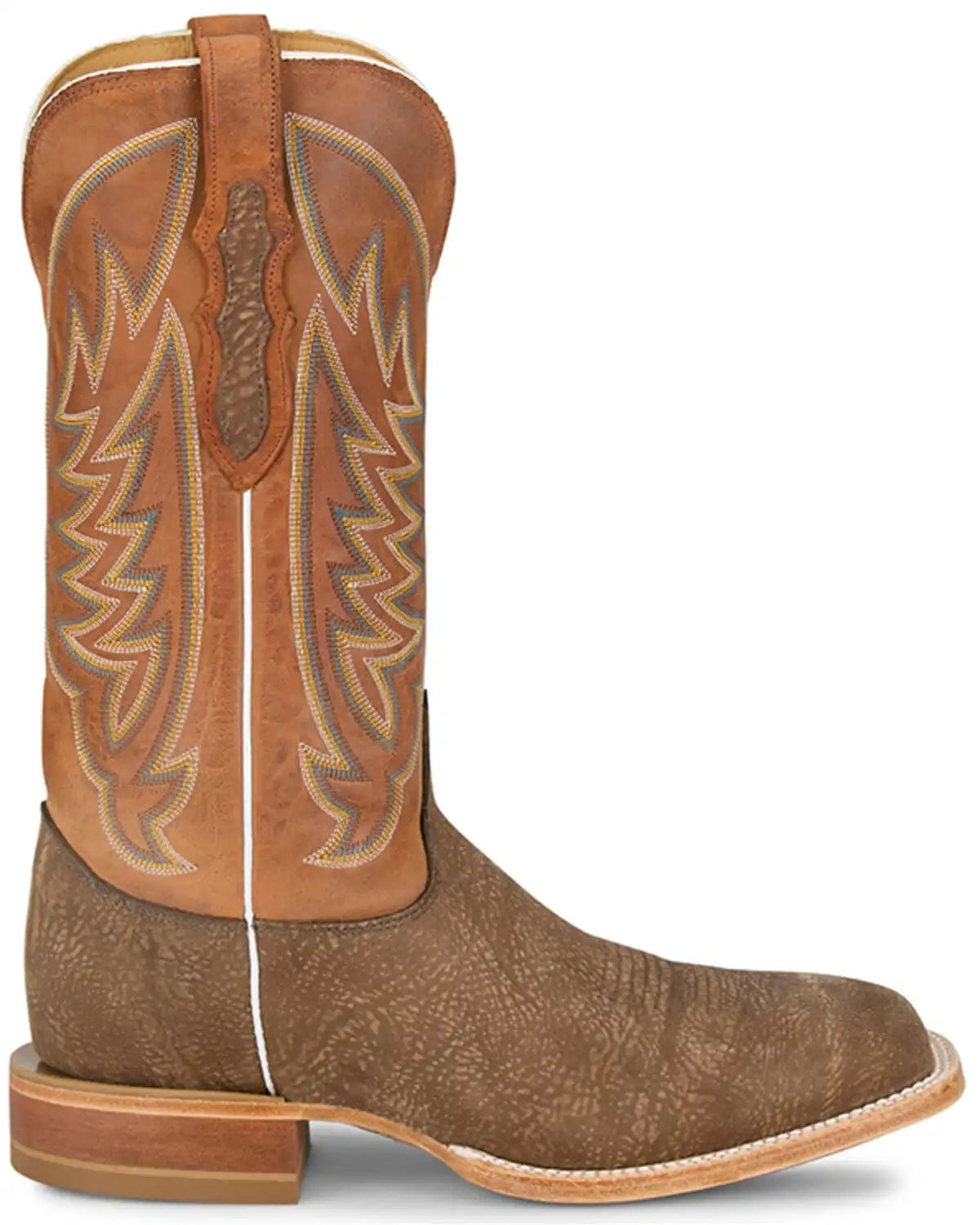 Justin Men's Cowman Tall Western Boots - Broad Square Toe