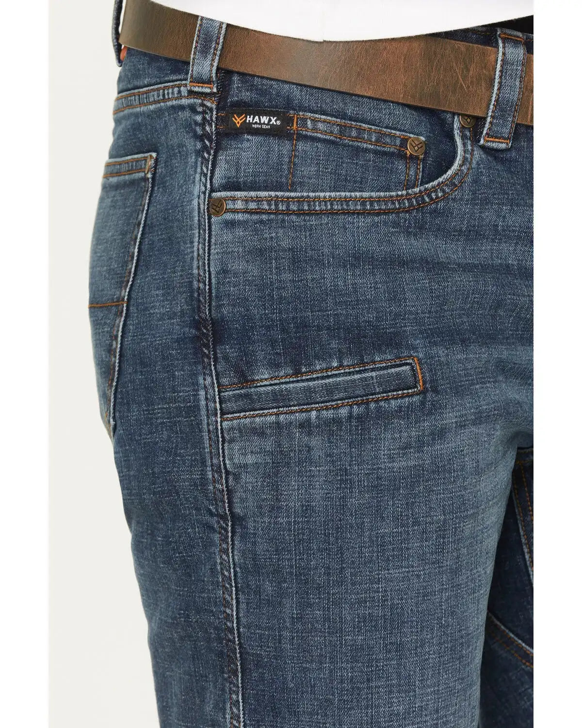 Hawx Men's Tyler Wash Straight Stretch Denim Jeans