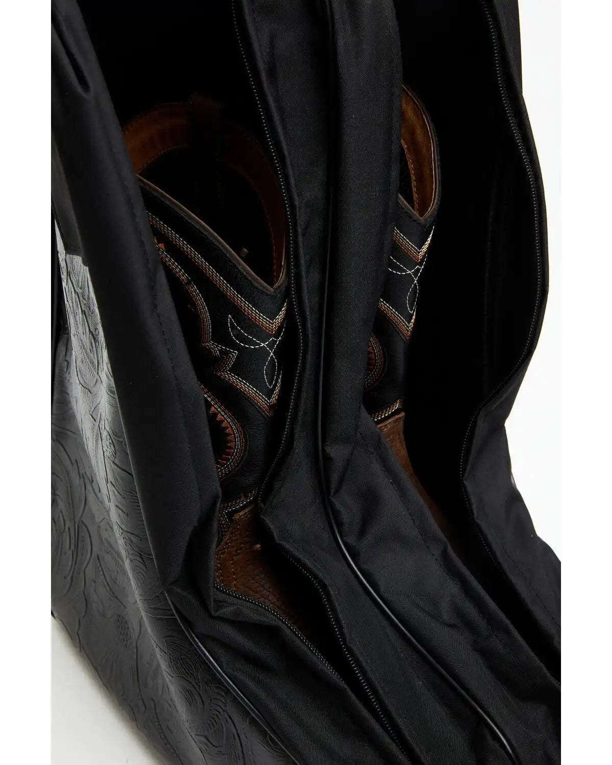 Boot Barn Faux Leather Floral Tooled Boot Bag