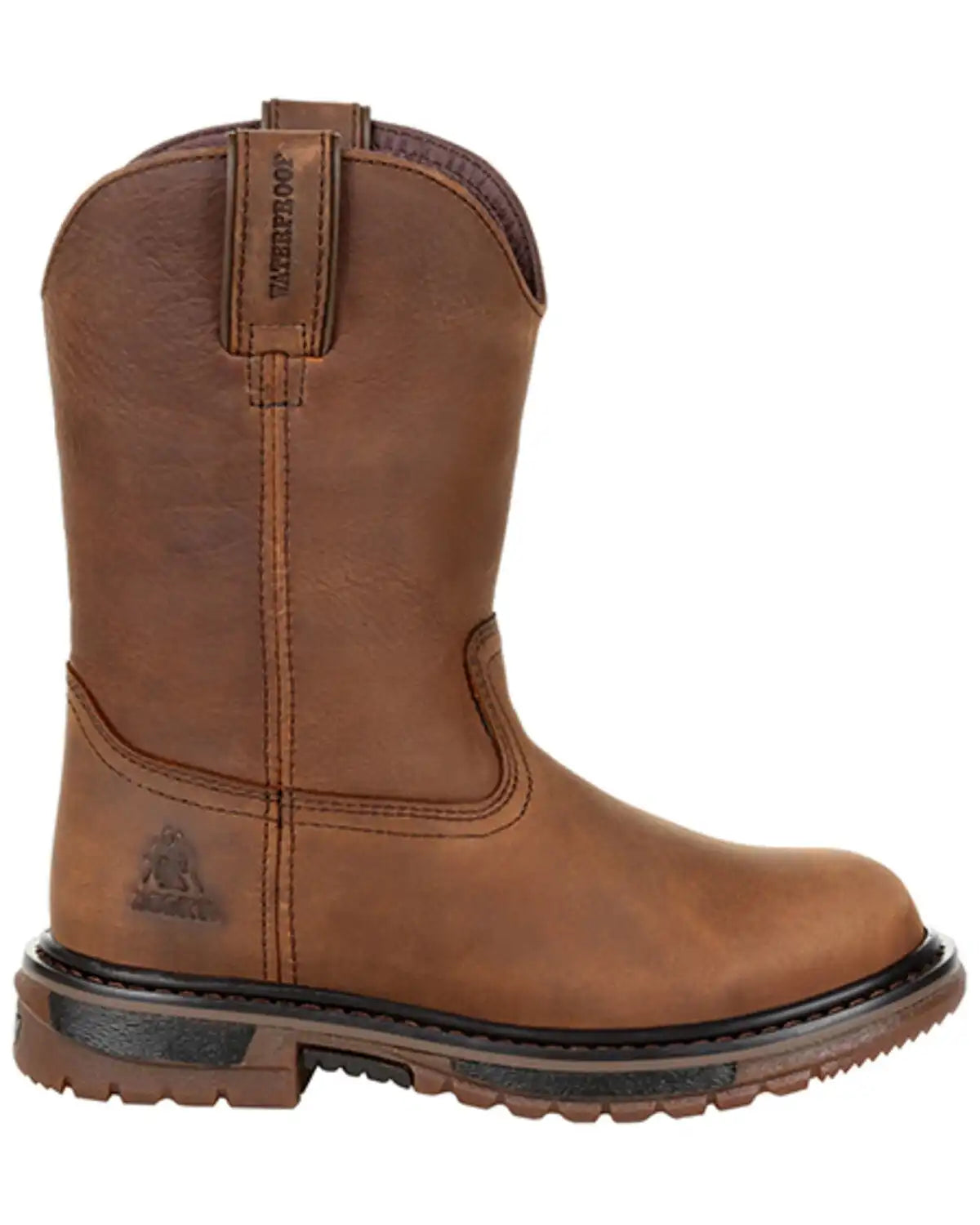 Rocky Little Boys' Original Ride FLX Waterproof Western Boots - Round Toe
