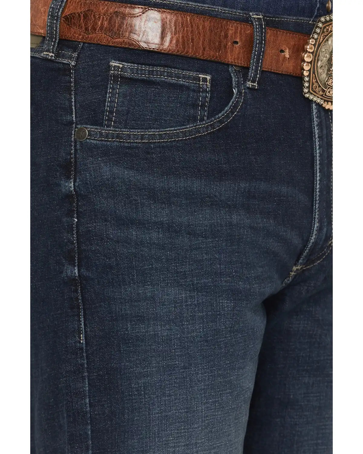 Wrangler 20X Men's 33MWX Emsley Dark Wash Extreme Relaxed Straight Stretch Denim Jeans